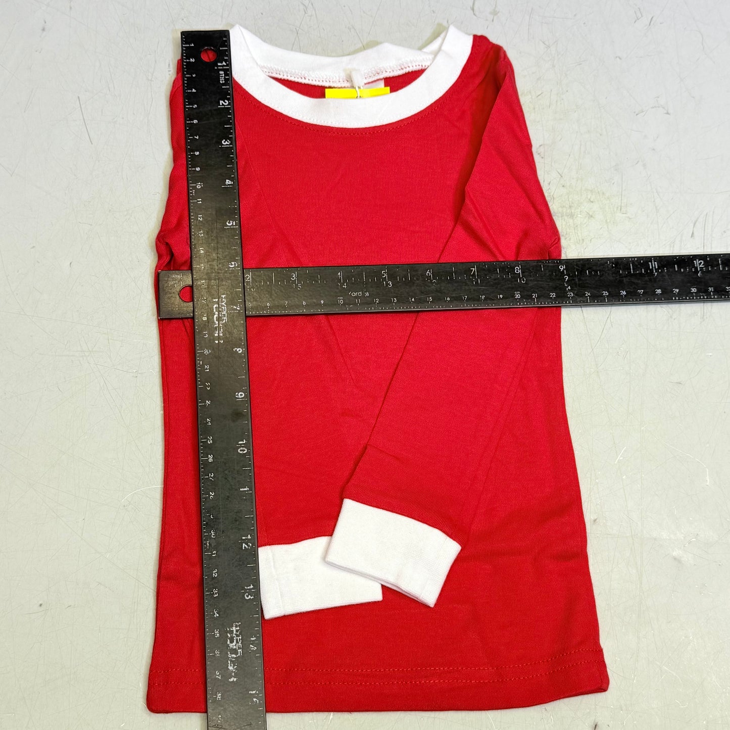 LTC Children Pajamas 100% Cotton Unisex (Sz-2T) Red/White