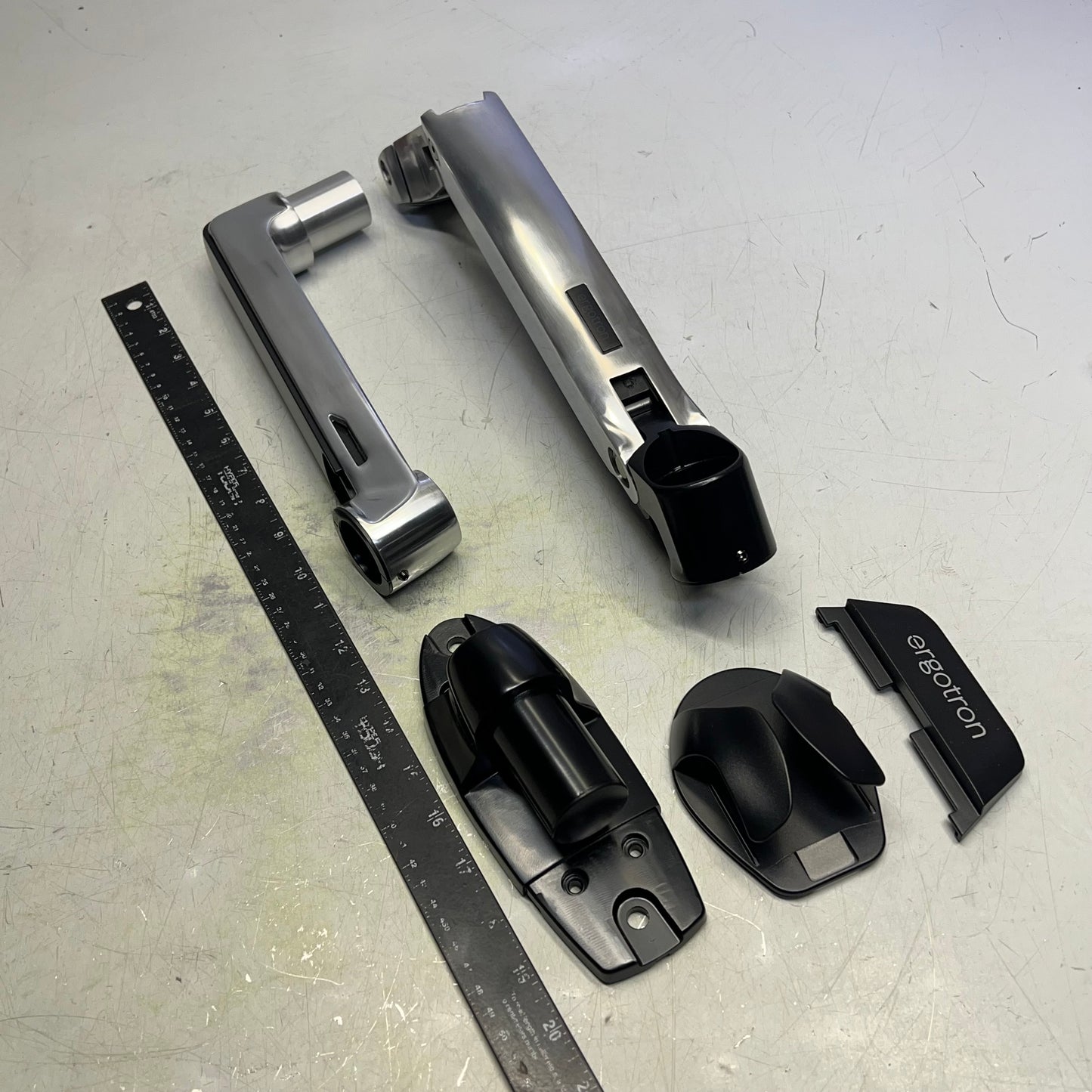 ERGOTRON  LX Wall Mount Keyboard Arm 13" Height Adjustment Silver 45-246-026