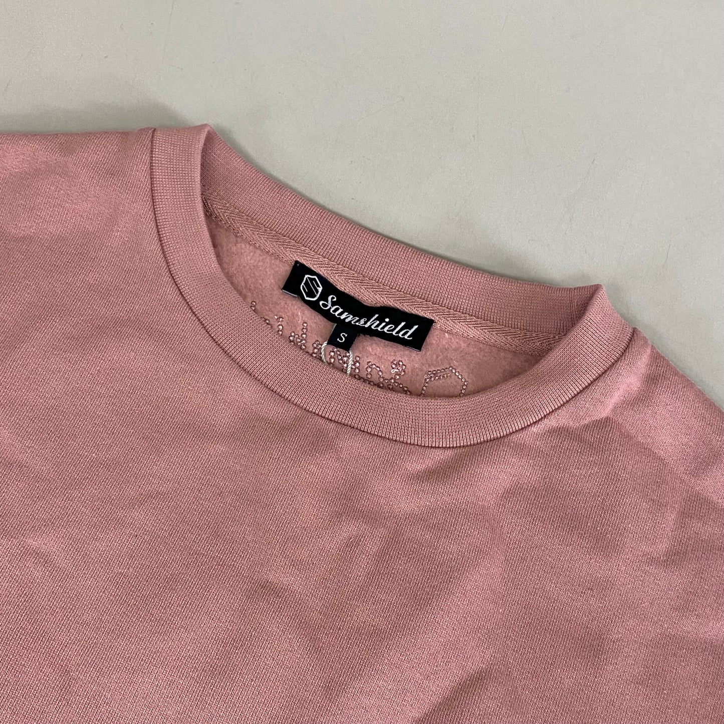 SAMSHIELD Florine Long Sleeve Shirt Women's SZ S Blush Pink