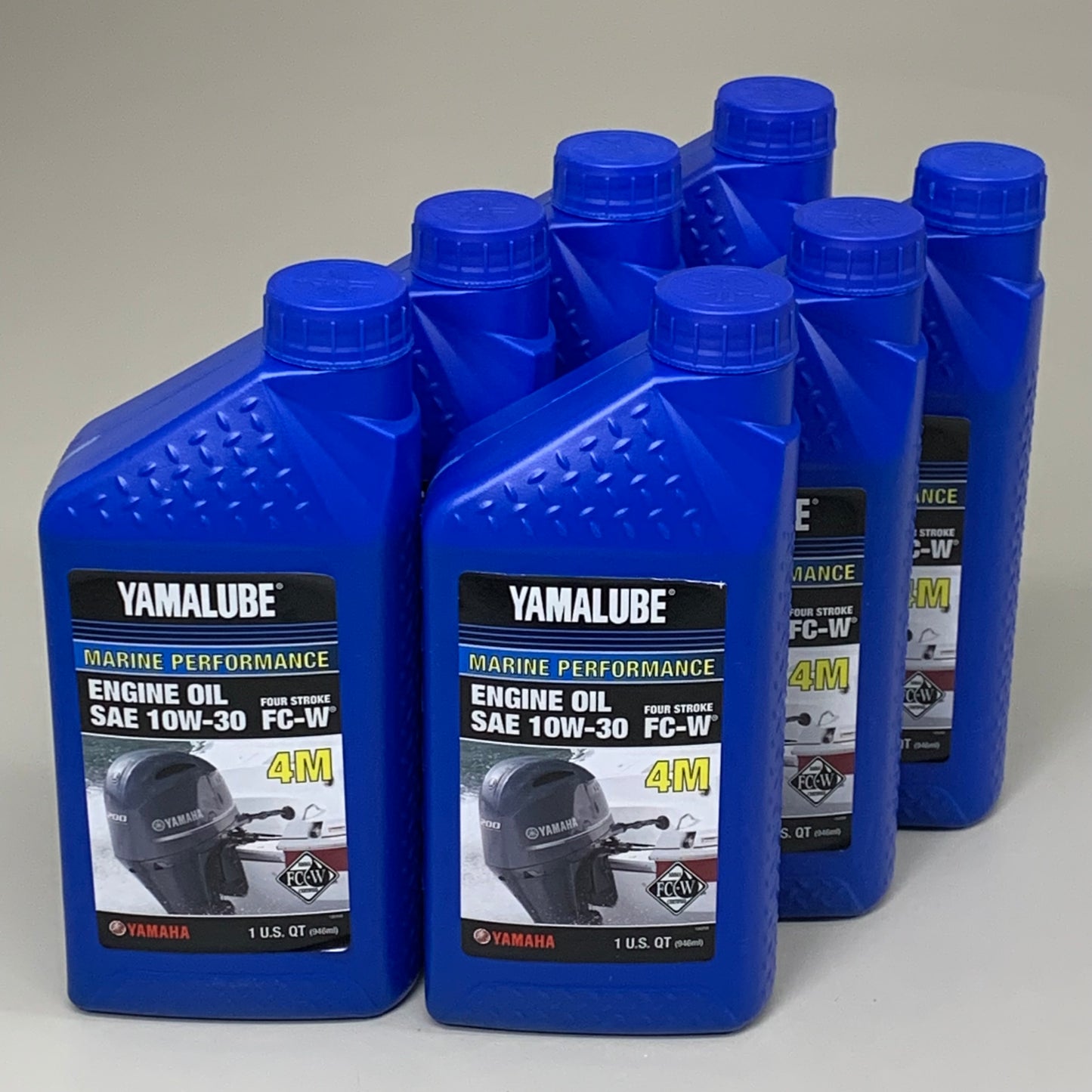 YAMAHA Genuine Oil Change Kit 10W-30 4M FC-W F225-F300 V6 4.2L LUBMRNXLKT10