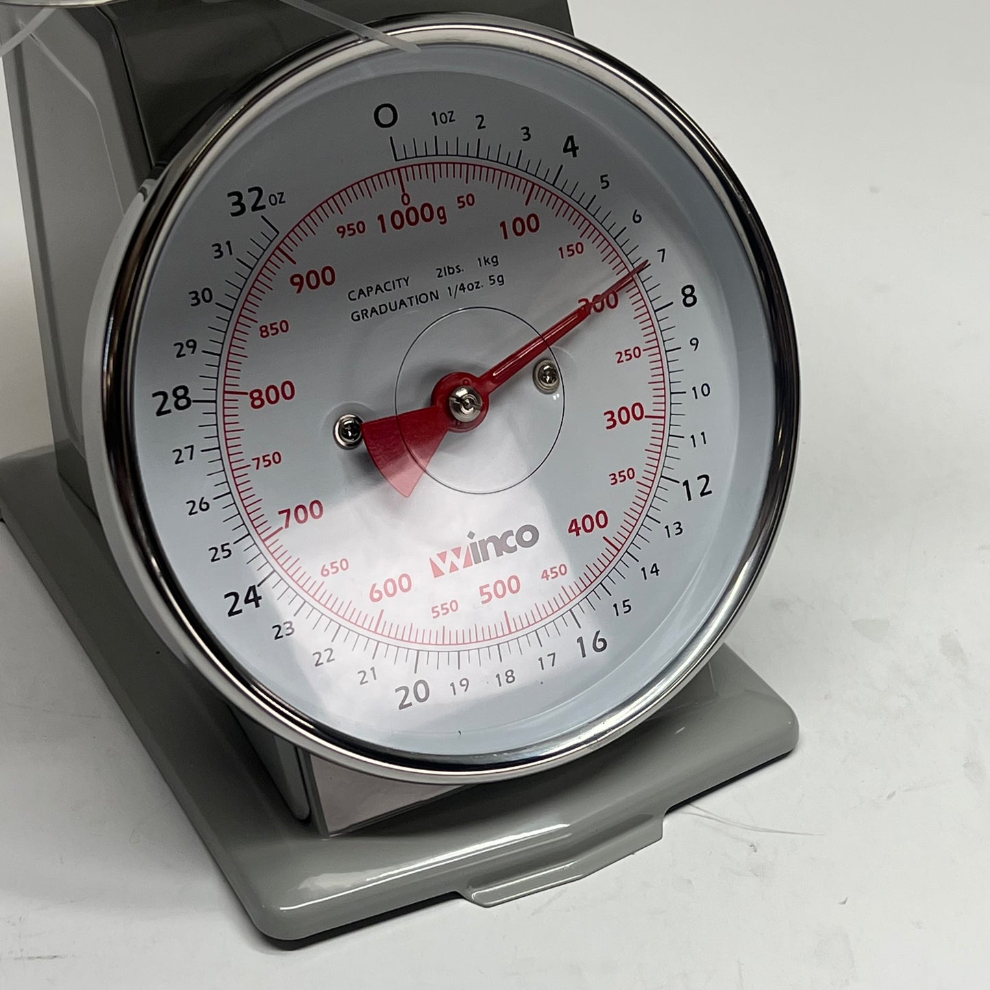 ZA@ WINWARE Mechanical Receiving Scale Portion Control 6.5" Dial 2lb Cap SCAL-62 (As-Is)