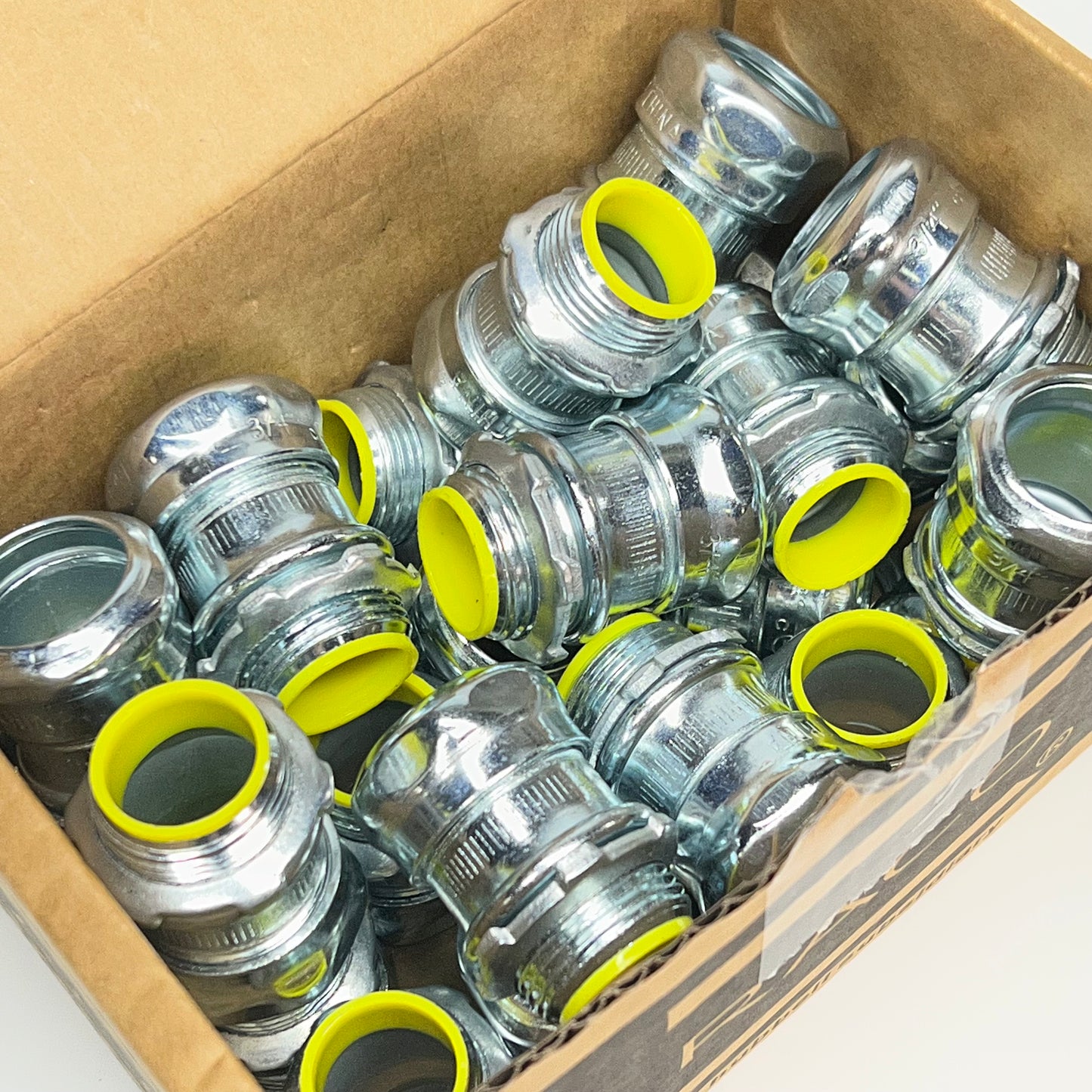 ZA@ HUBBELL (25 PACK) Compression Connector Insulated Bond EMT Conduit 3/4" 2913