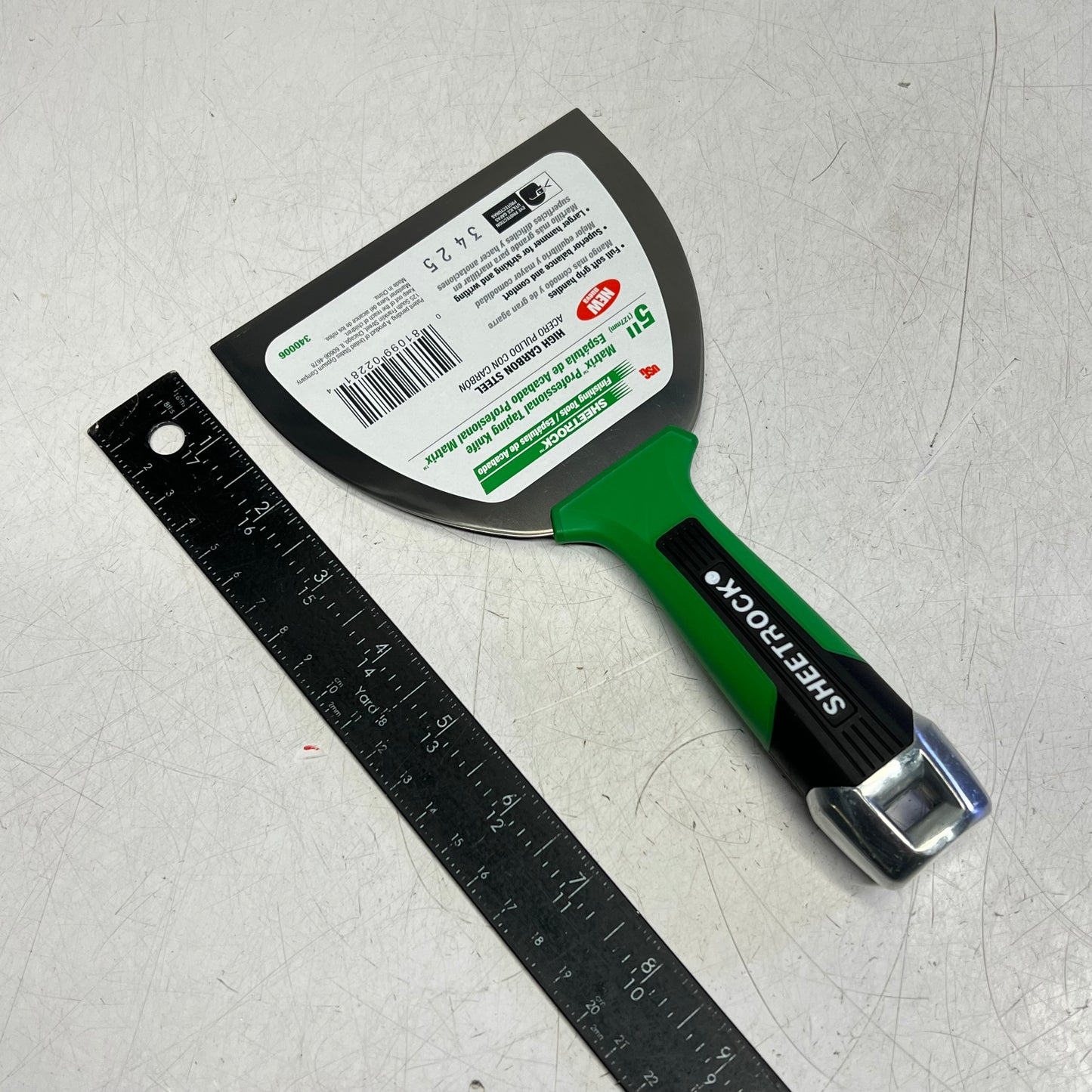 SHEETROCK (2 PACK) Soft Grip Matrix Carbon Steel Putty Knife  5" 340006