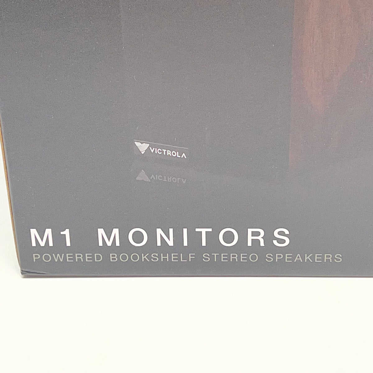 ZA@ VICTROLA Premiere M1 Bookshelf Monitors Sonically Designed Brown VPM-254-ESP (As-Is)