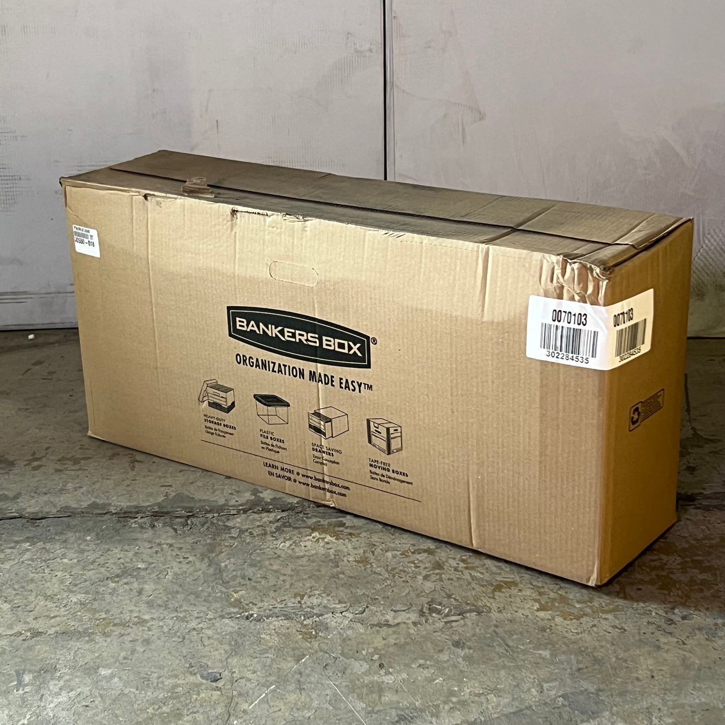 BANKERS BOX (12 PACK) Storage Boxes Medium White 00701