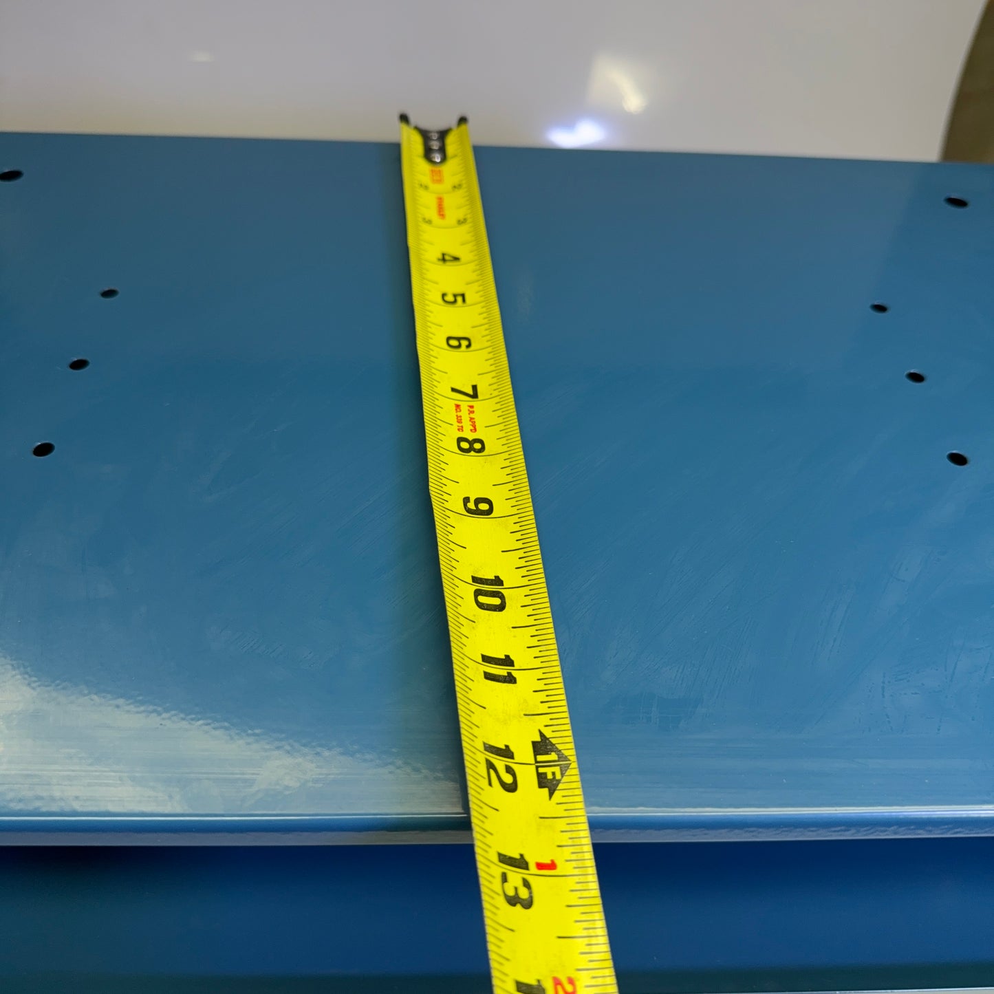 DURHAM MFG 5 Drawer Small Parts Slide Rack Cabinet Class C 12-1/2"x 20-1/2"x 21"  Blue New-Other