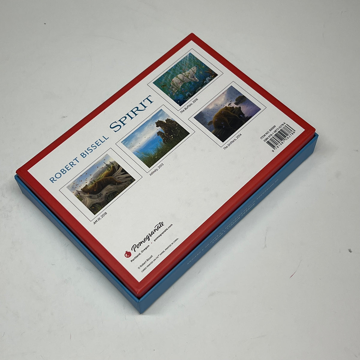 POMEGRANATE (20 PACK) Robert Bissel Spirit Notecards W/ Envelopes 4X6" BX009