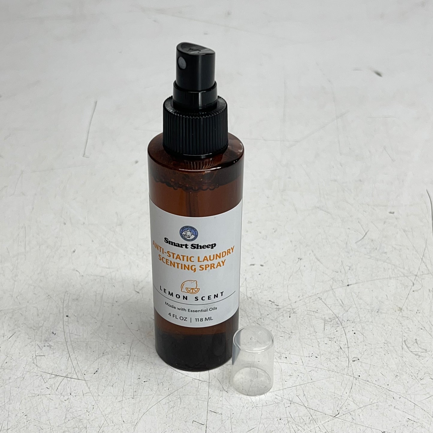 SMART SHEEP (2 PACK) Anti-Static Lemon Scent Spray W/ Essential Oils 4 fl oz