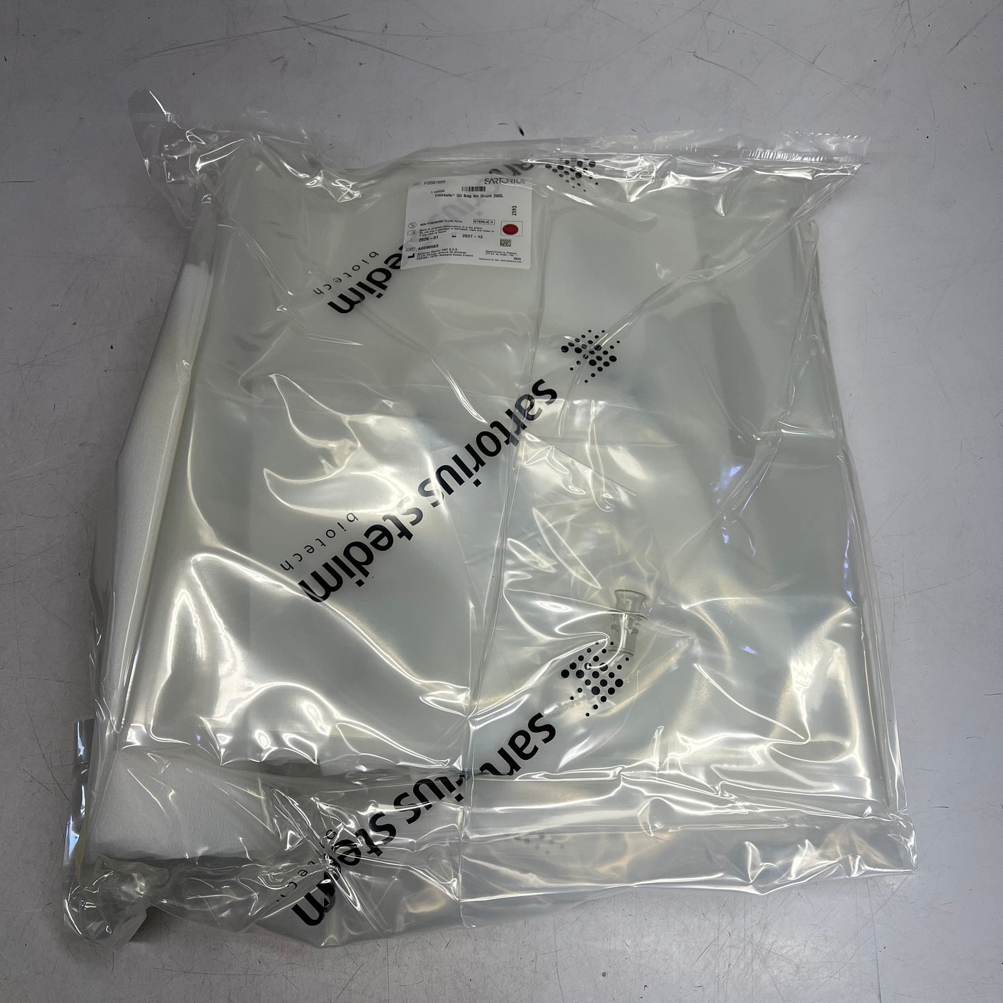 SATORIUS Flexsafe 3d Bag Single Use for Biopharmaceutical Fluids 200 L FIS501659