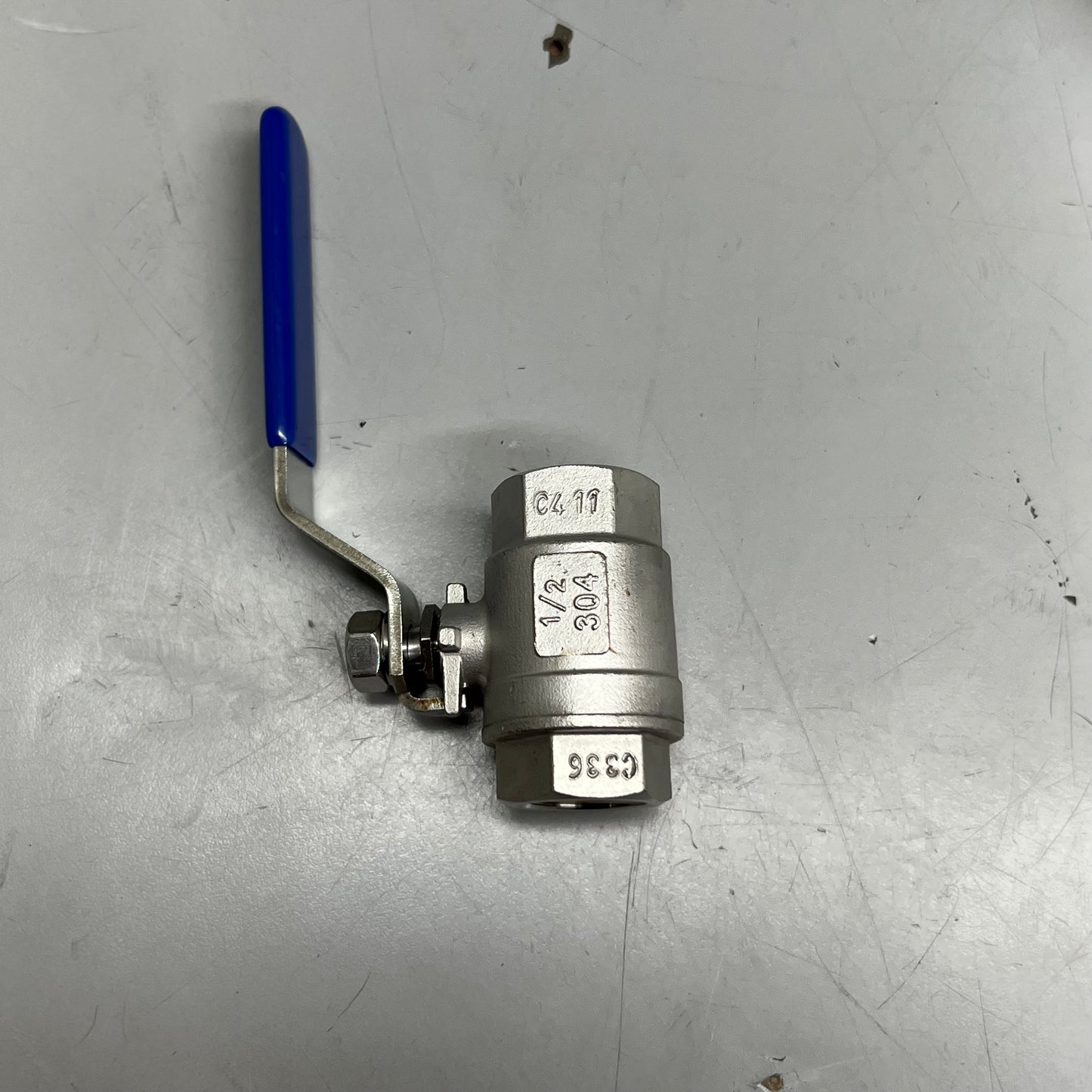 DERNORD (2 Pack) Full Port Ball Valve Stainless Steel 304 Heavy Duty (MATURE, DO NOTHING)