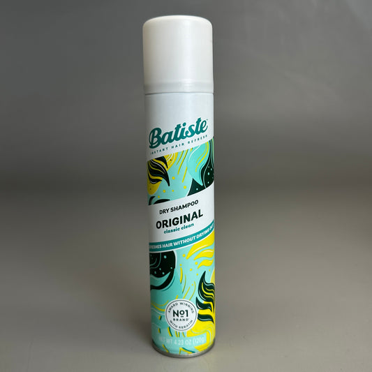 BATISTE ORIGINAL Classic Clean Dry Shampoo Instant Hair Refresh 4.23 oz