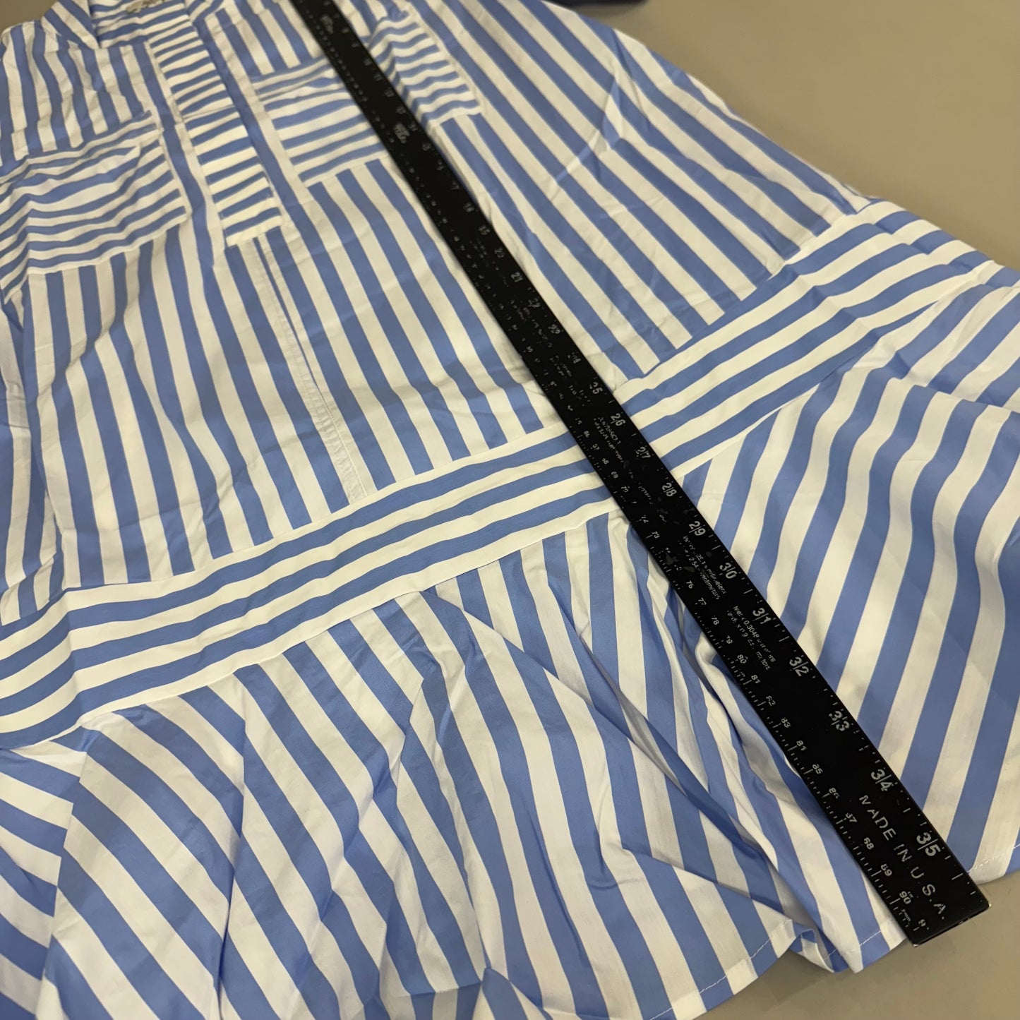 AVARA Emilia Dress Women's SZ L Blue/ White 14706-4