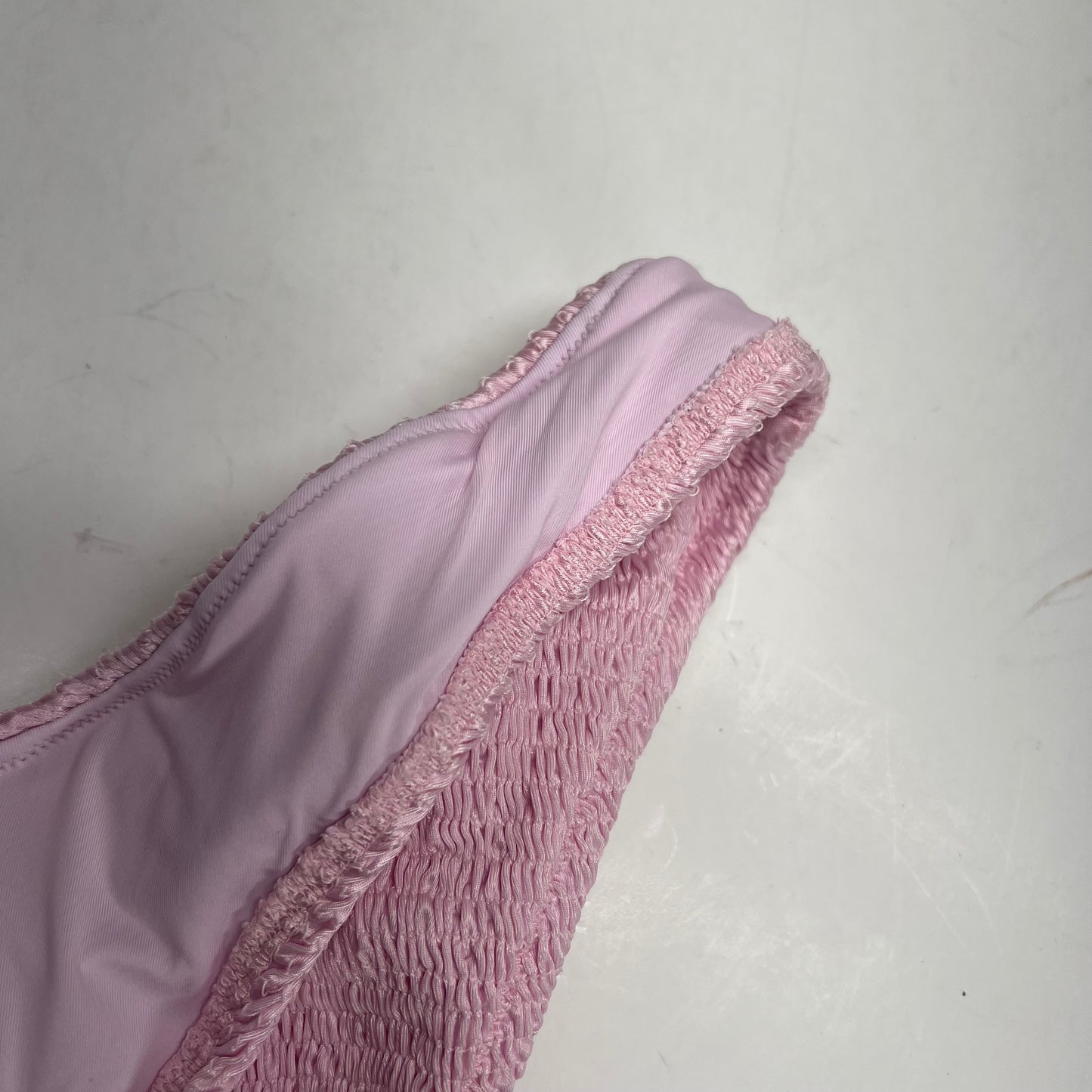 SKIMS Cheeky Tanga Bikini Bottom Women's Sz M Cherry Blossom BMBIK-11372W