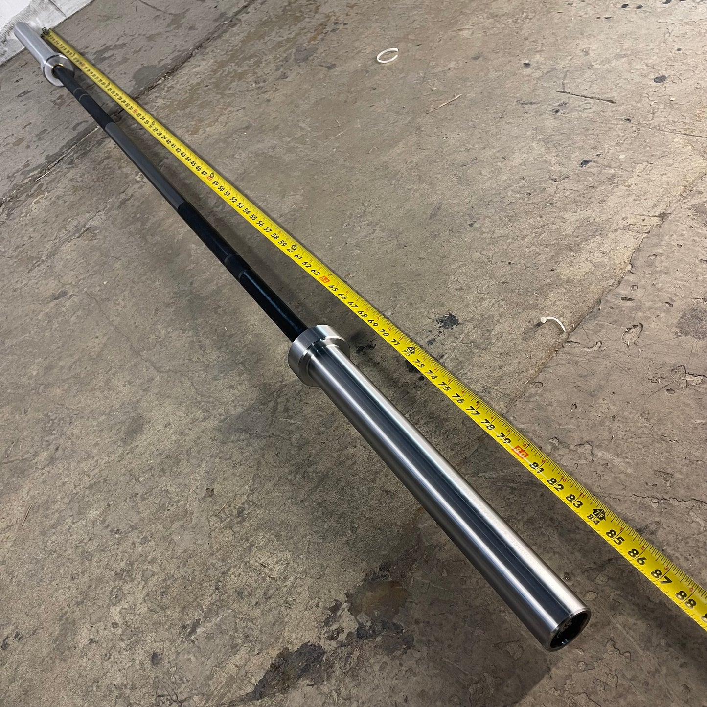 BETTER BODY Classic Barbell 87” 1300 LB Capacity Black & Steel