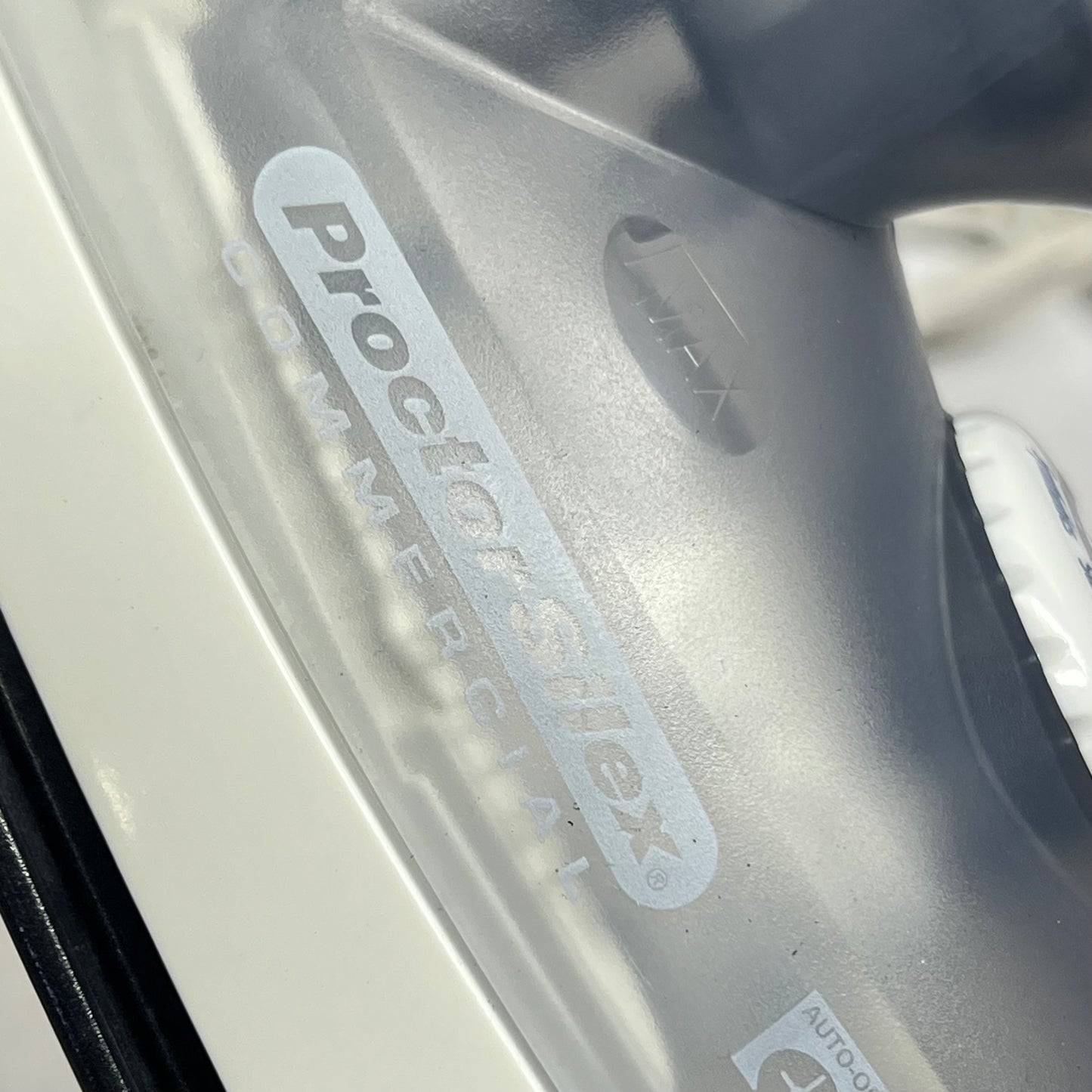 ZA@ PROCTOR SILEX Lightweight Iron 3-way Position Sensing White/Blue (Distressed Packaging)