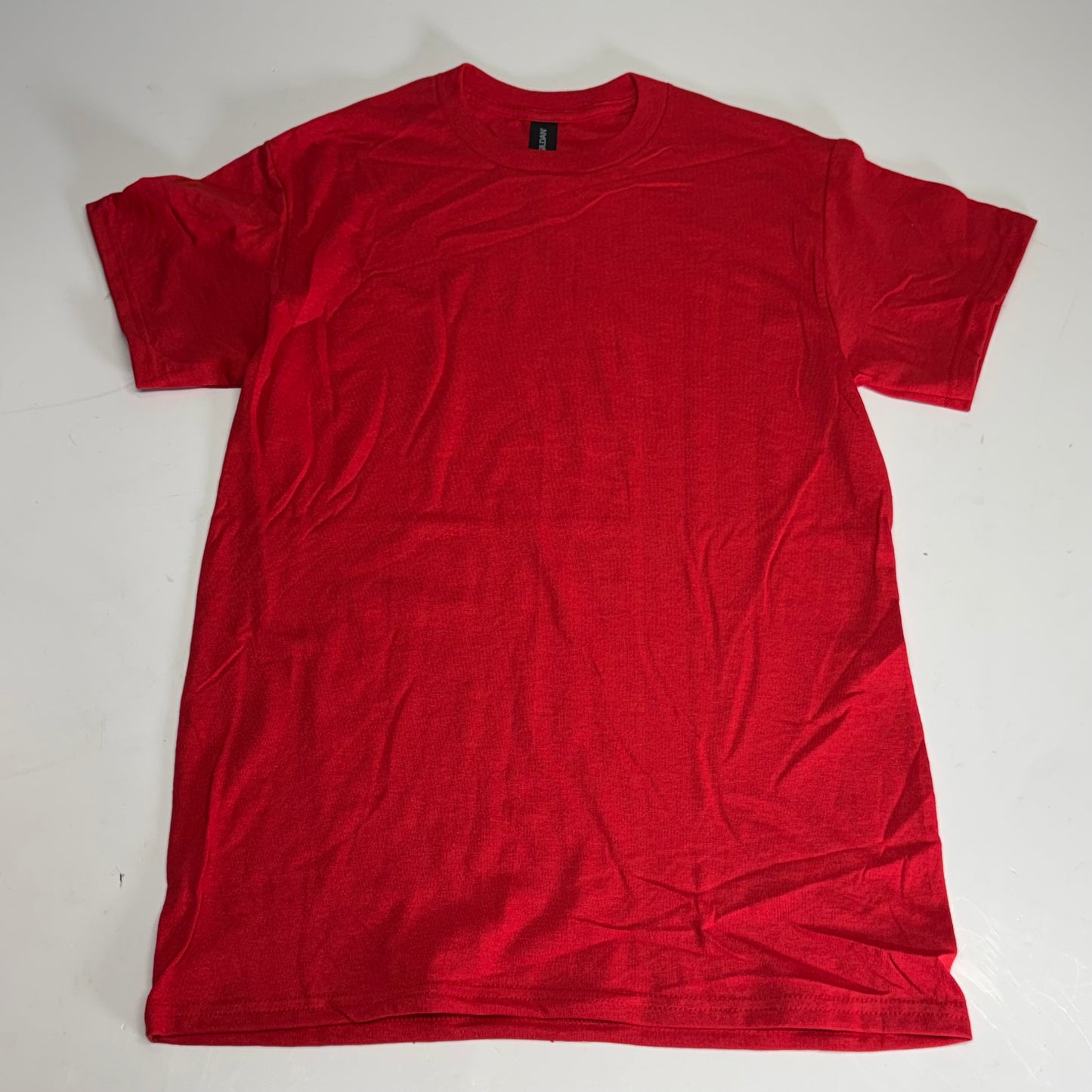 ZA@ GILDEN (12 PACK) Unisex Heavy Cotton T-shirts Short Sleeve Unisex Sz S Red