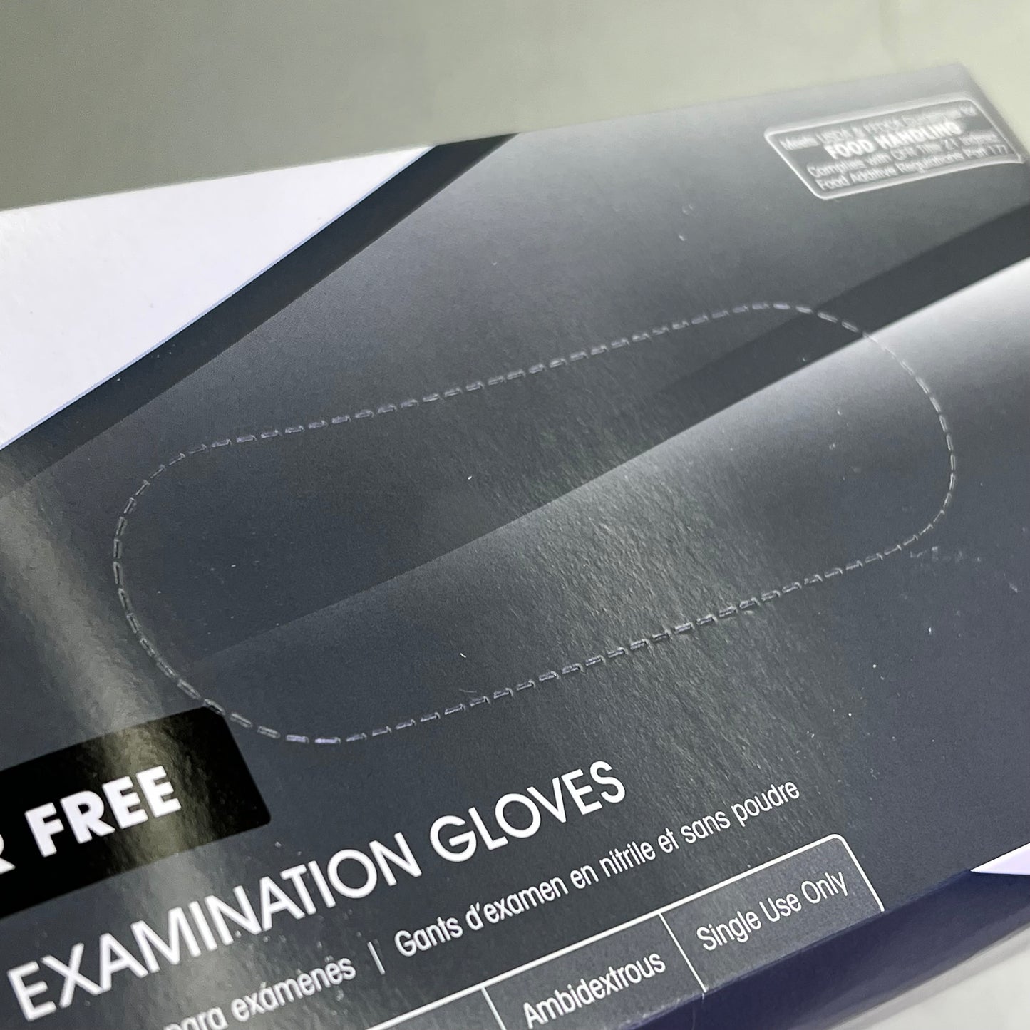 PROWORKS (2 PACK, 200 GLOVES) Powder Free Nitrile Examination Gloves XXL Black