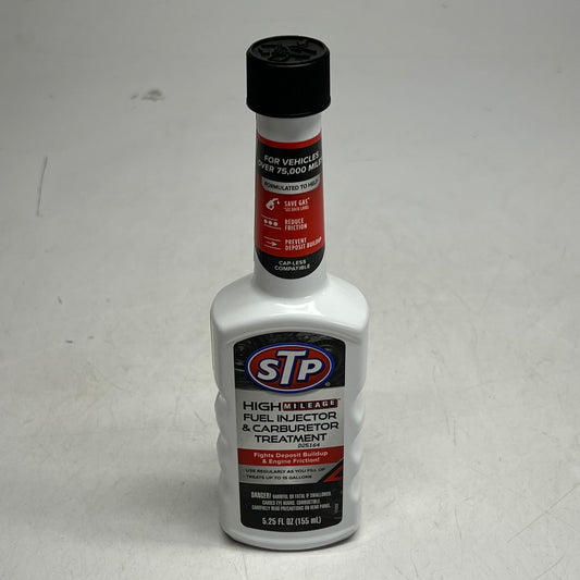 ZA@ STP (6 PACK) High Mileage Fuel Injector & Carburetor Treatment  5.25 Fl Oz 174352
