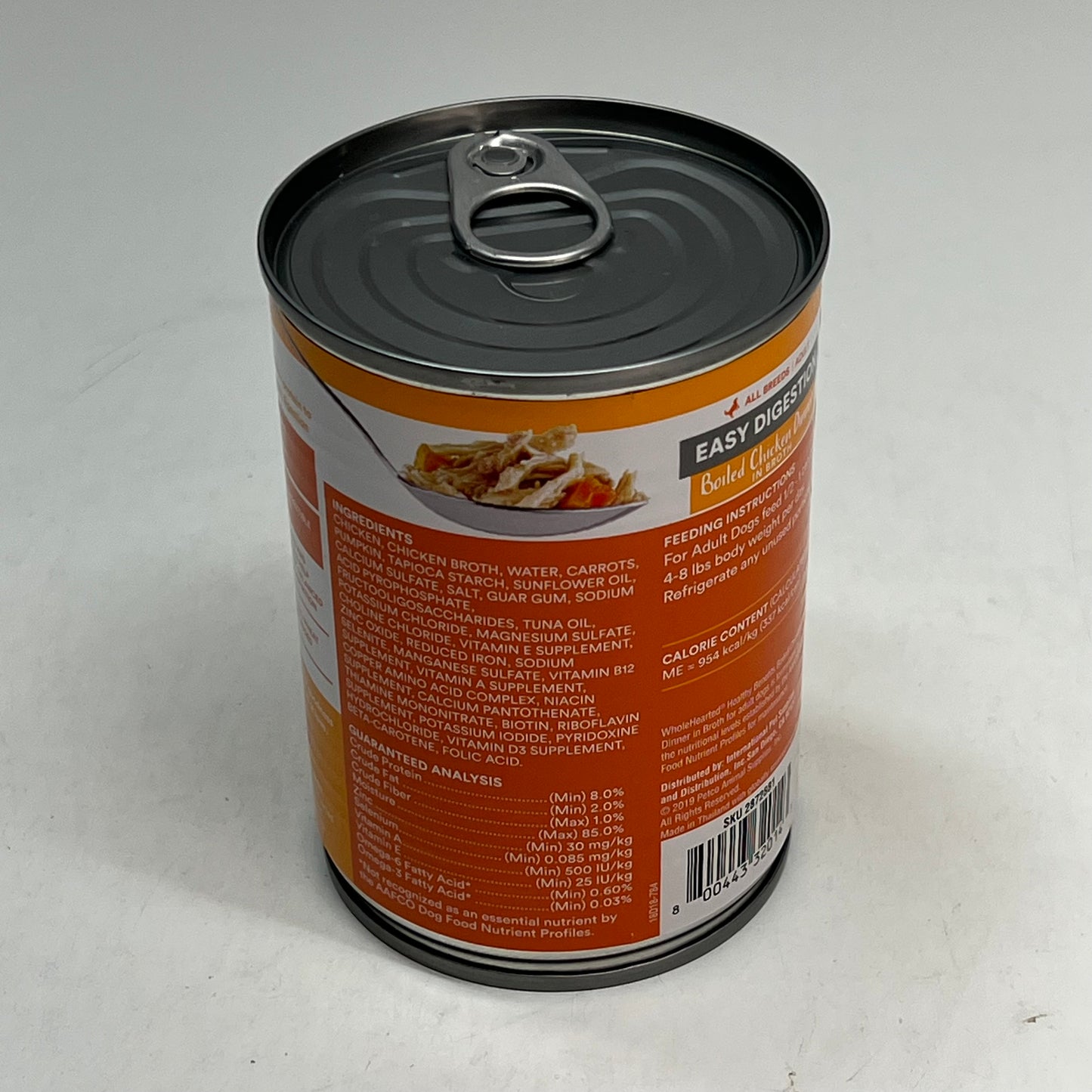 ZA@ WHOLE HEARTED (8 PACK) Healthy Benefits Easy Digestion Boiled Chicken Dinner   12.5oz BB 02/29