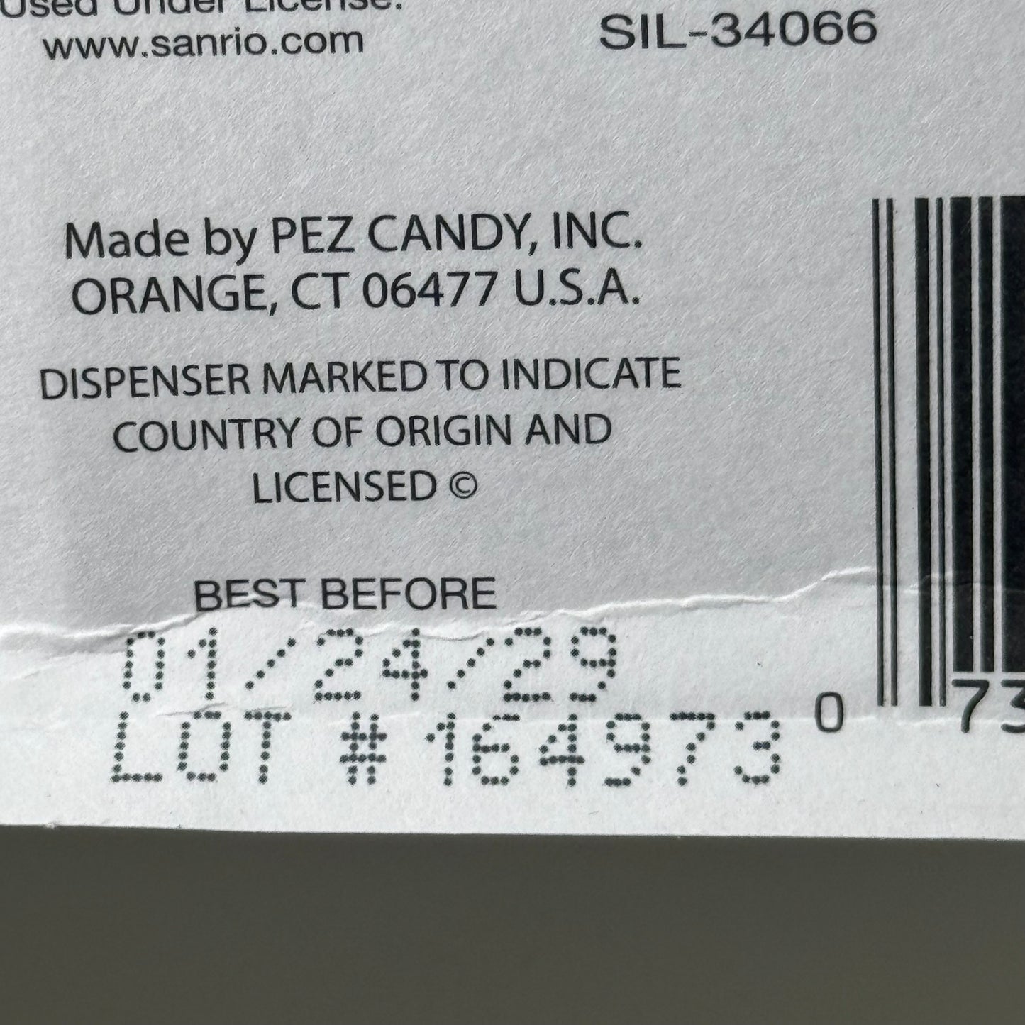 ZA@ PEZ (6 PACK) Assorted Hello Kitty Candy Dispenser 3 Refill Rolls Per Package BB 01/29 039050 As-is