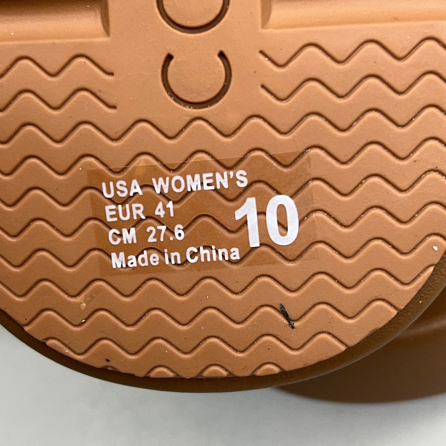 COBIAN Palmilla Braided Synthetic Leather Strap Women's Sz 10 EU 41 Cream PAL25-110-10