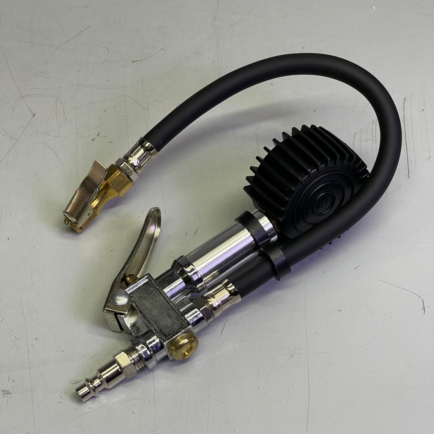 Tire Inflator with Dial Black