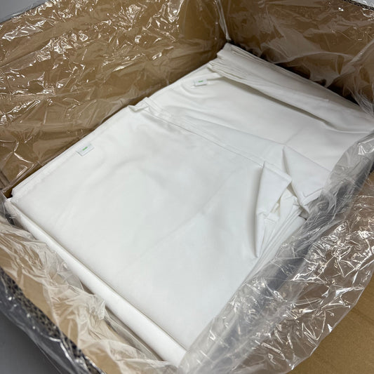 HELLENA FASHION (24 PACK) Washable Polyester Tablecloths 61"x61" White NP0018