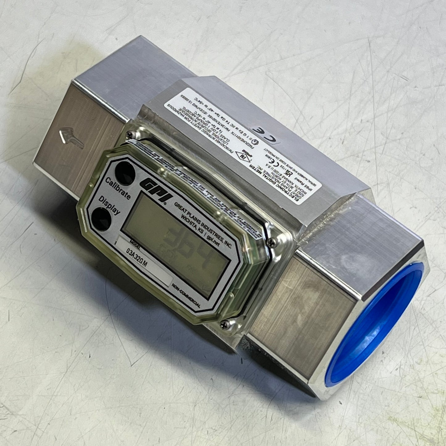 GPI Digital Fuel Meter Compact Easy Install NPT 2" 113900-9502