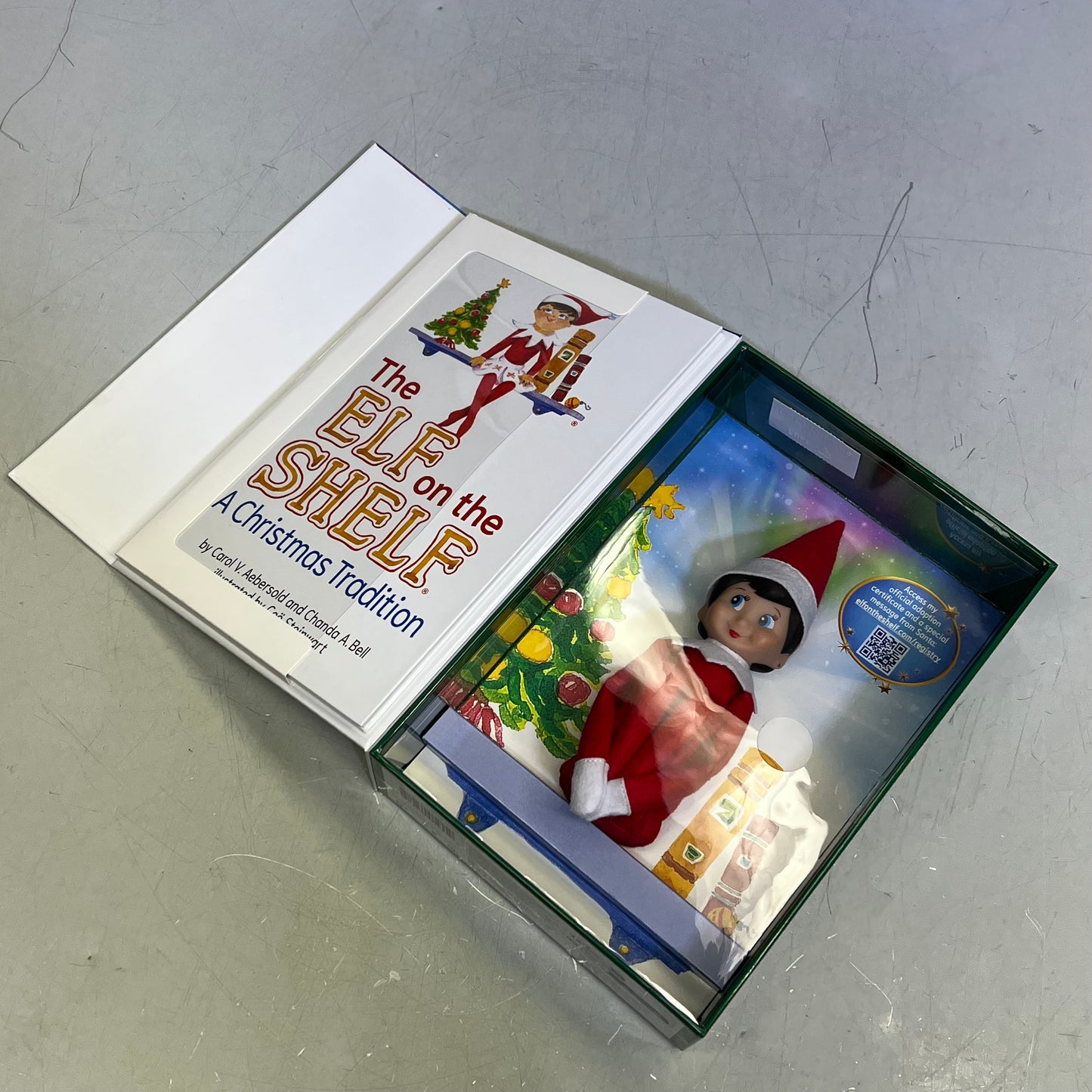 SANTAVERSE The Elf On The Shelf Doll & Hardback Book A Christmas Tradition