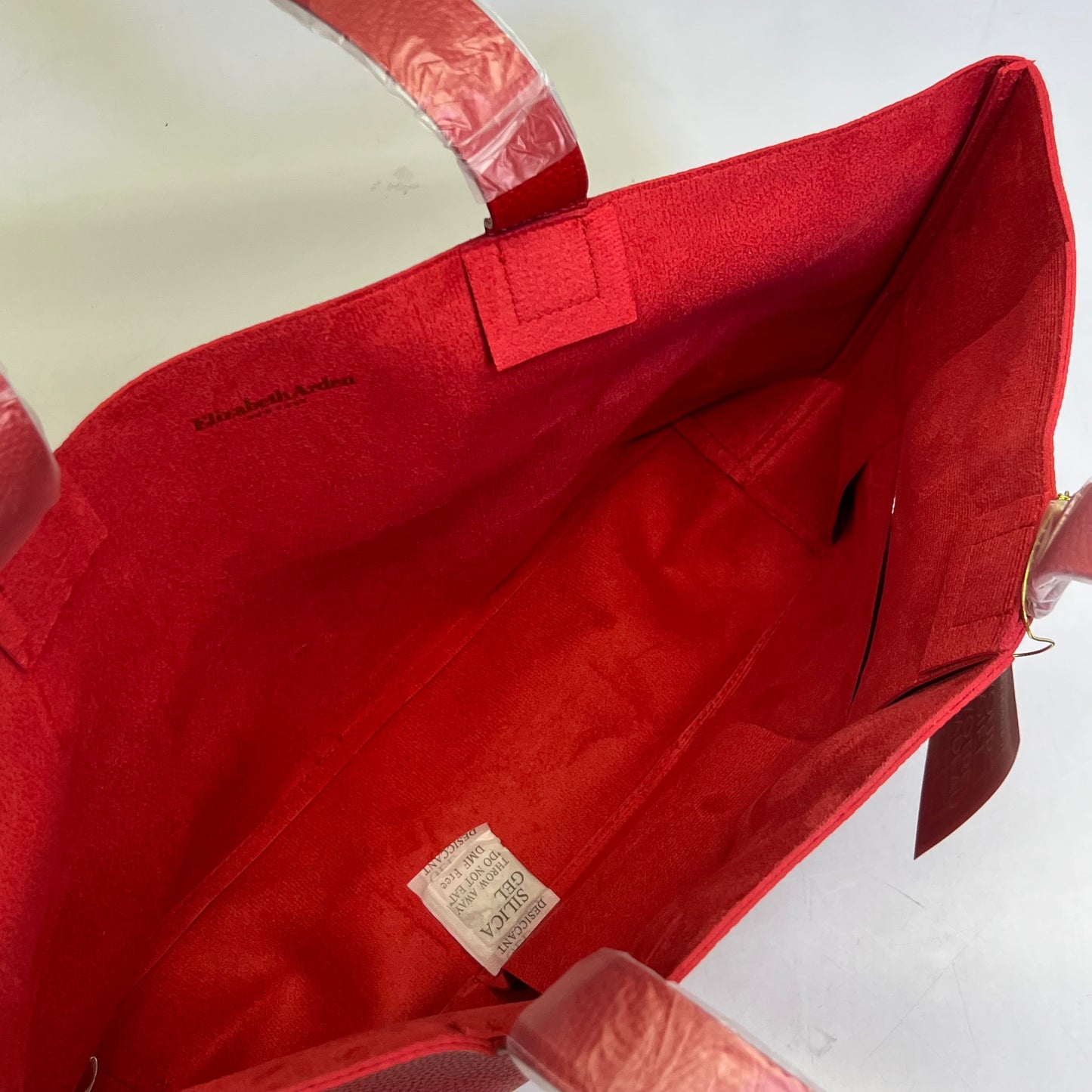 ELIZABETH ARDEN Fragrance Tote Bag Pvc 10"x20" Red A0136689