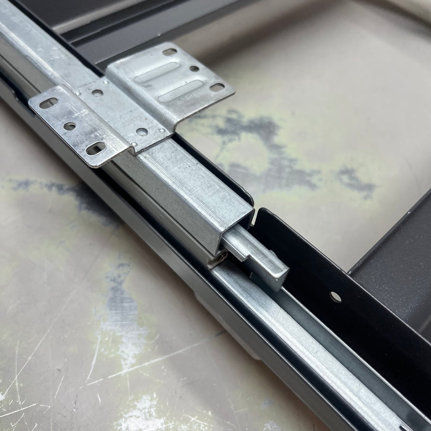 KESSEBOHMER Trash Pullout Frame Double 22-1/4" Min Cabinet Depth 25065469846