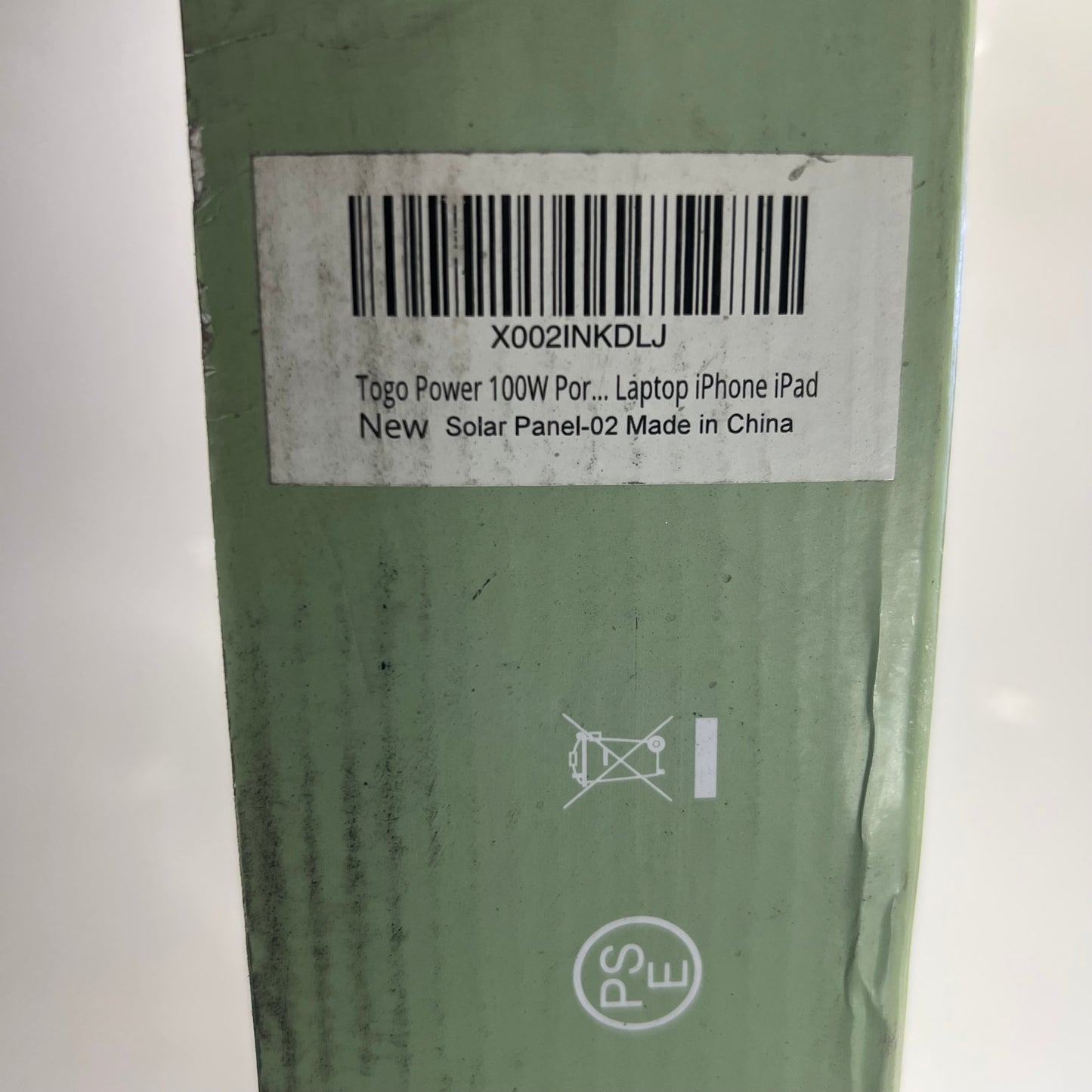 TOGO Power 100w Advance Solar Panel  21"W x 48"L Black X002INKDLJ (New Other, Distressed Box)