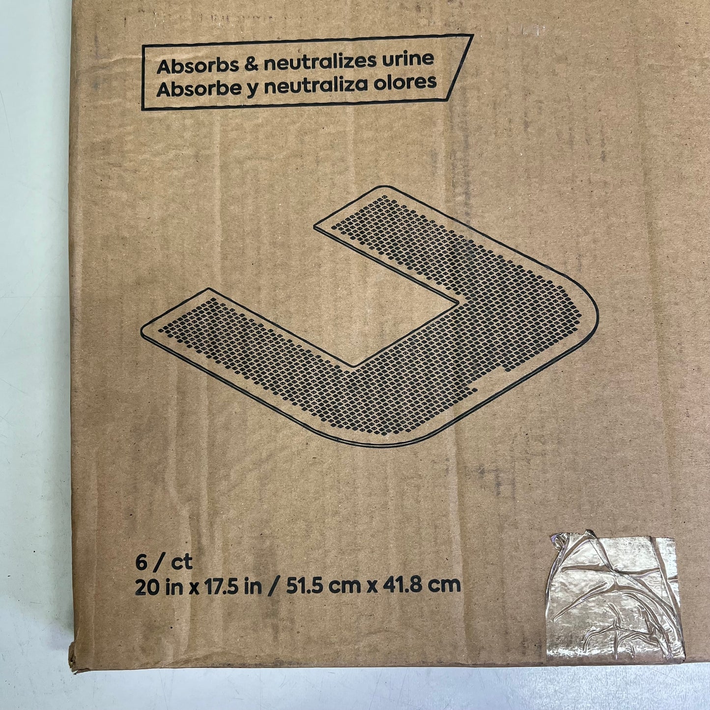 COASTWIDE (6 PACK) Professional Toilet Floor Mat 17.5"x20.5"  Black CW24768