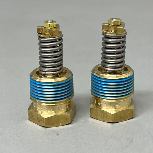 GRAND GAS (2 PACK) 3/4" Brass Pressure Relief Valve for 33 lbs Forklift Cylinder PV3320