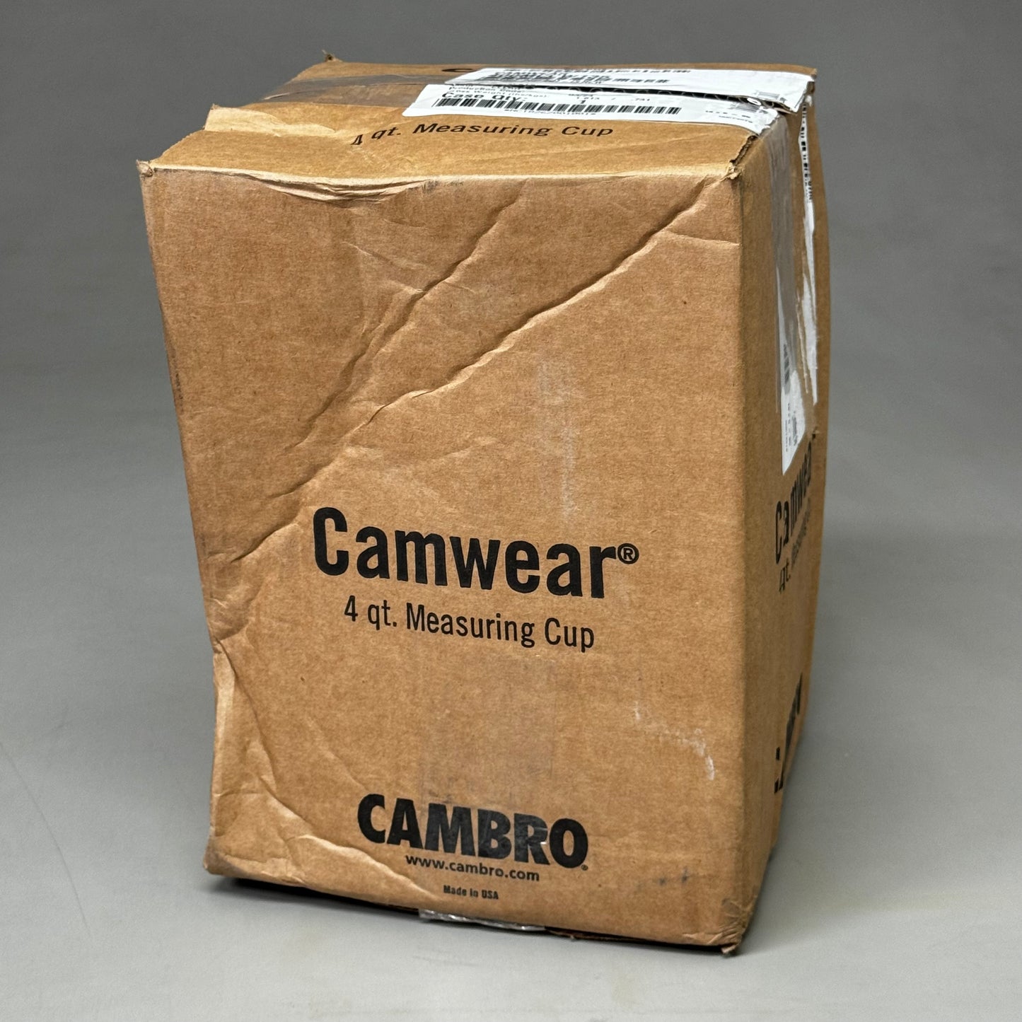 CAMBRO Camwear Measuring Cup Clear Polycarbonate 4 Qt 400MCCW135