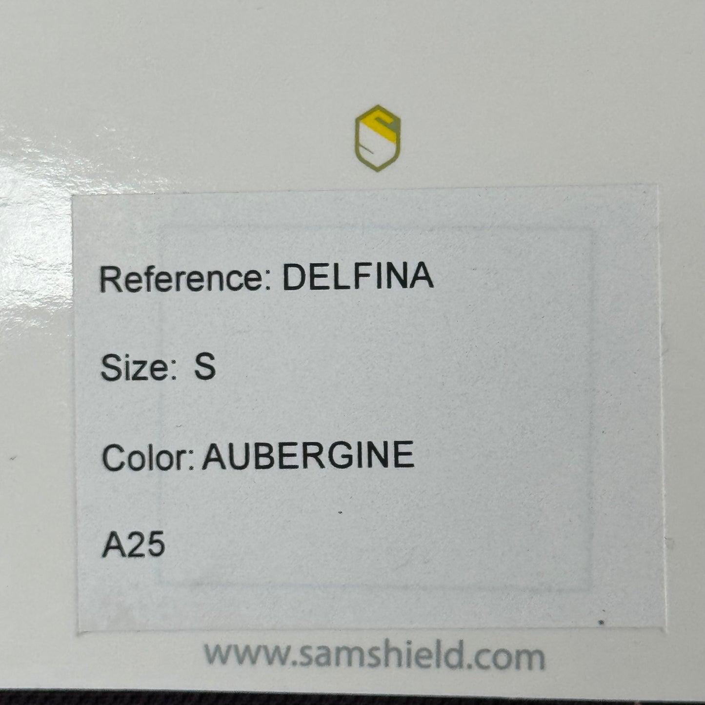 SAMSHIELD Delfina Equestrian Winter Coat Water Resistant Pink Stitching Women's Sz S Aubergine