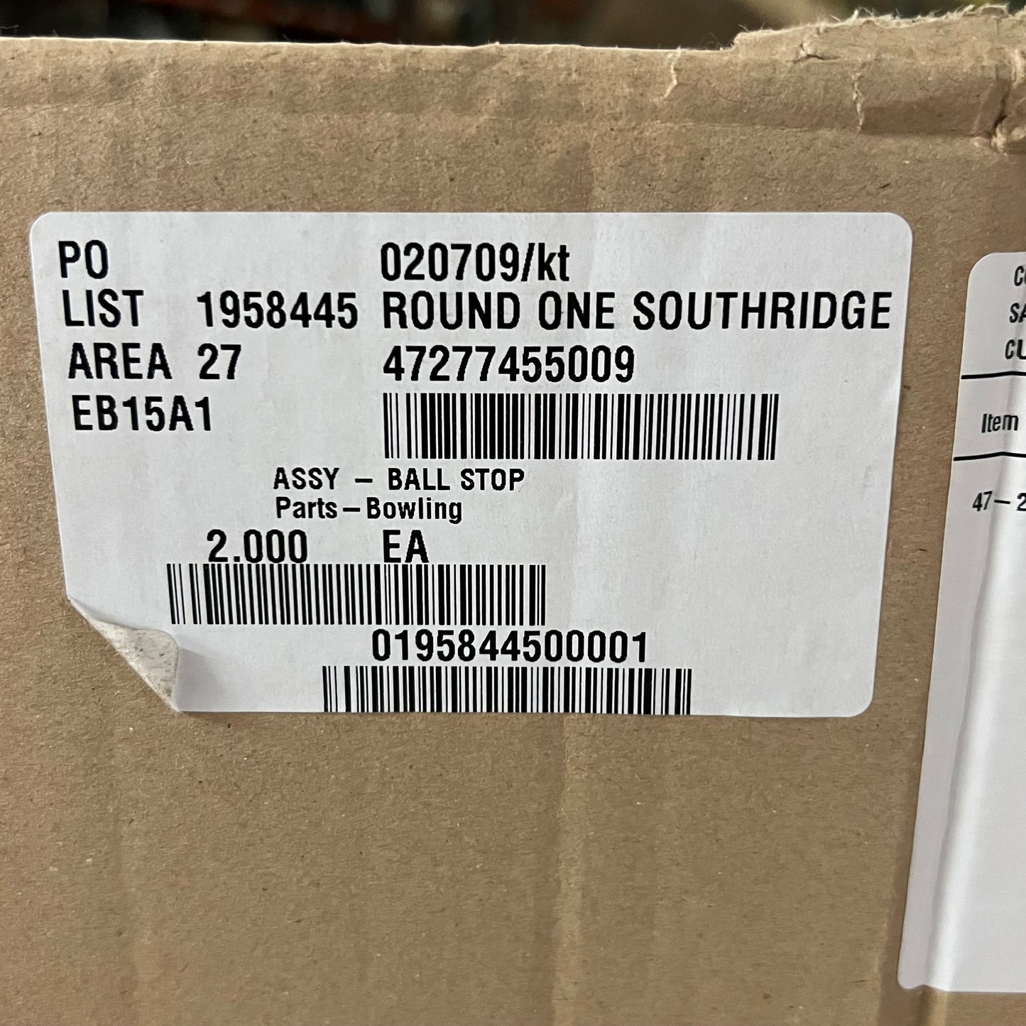 ROUND ONE SOUTHRIDGE (2 boxes/10 Pcs) Tension Rod Assy Sz 44”-53”L