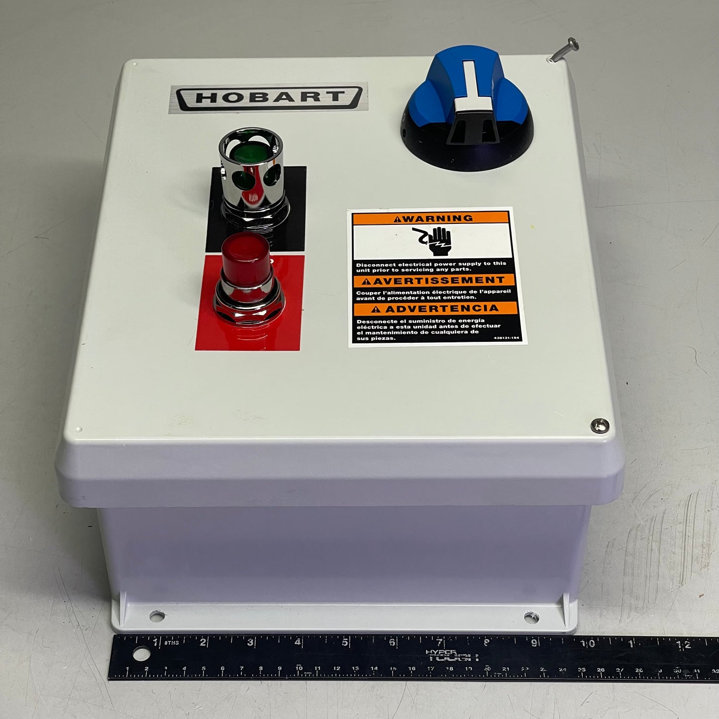 HOBART Group 6 Control Box for Commercial Food Waste Disposer 13.5”x10”x7” CONTROL-GRP60KP