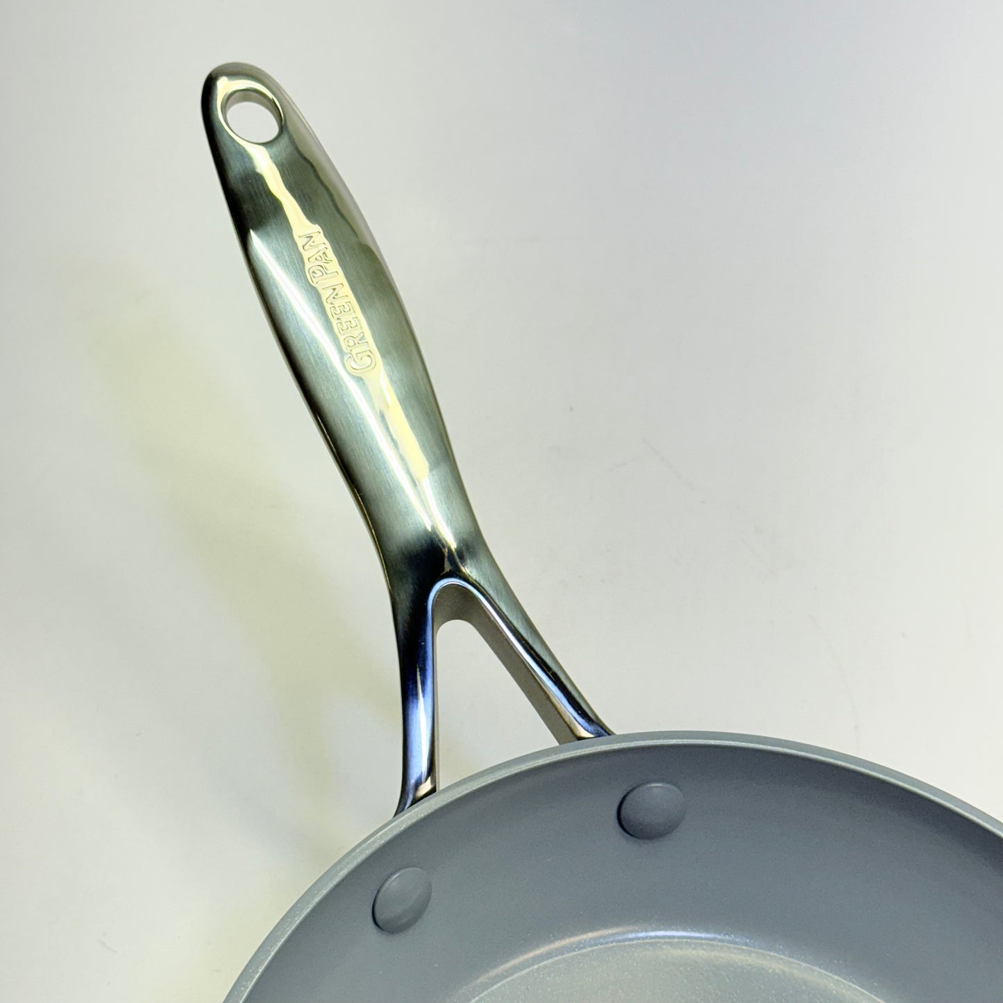 THE ORIGINAL GREEN PAN Valencia Pro 8" Frypan Ceramic Nonstick Gray PFAS Free