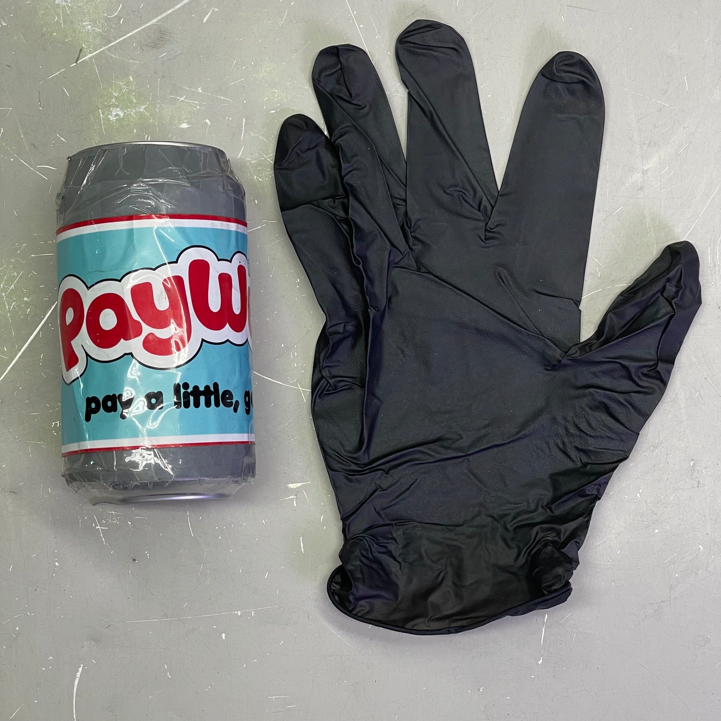 PROWORKS (1000 PACK) GrizzlyNite Powder Free Nitrile Examination Gloves XL Black GL-N105FX