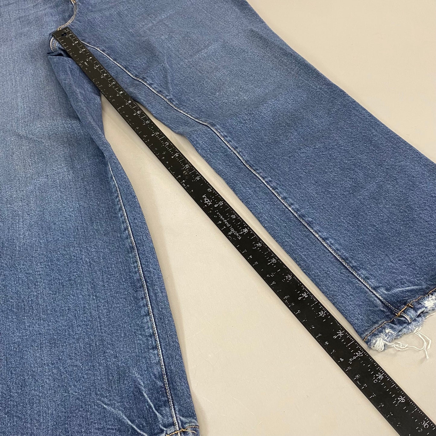 GOOD AMERICAN Good Curve Straight Jeans Women's Sz 15 Indigo737 GCST220T