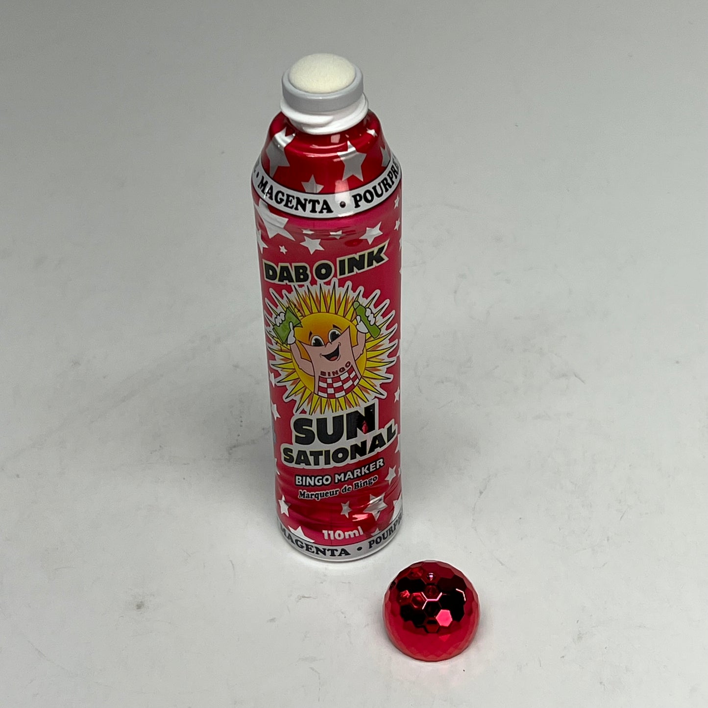 DAB O INK (12 PACK) Sun Sational Bingo Marker Bright Ink 110ml/4oz Magenta D26