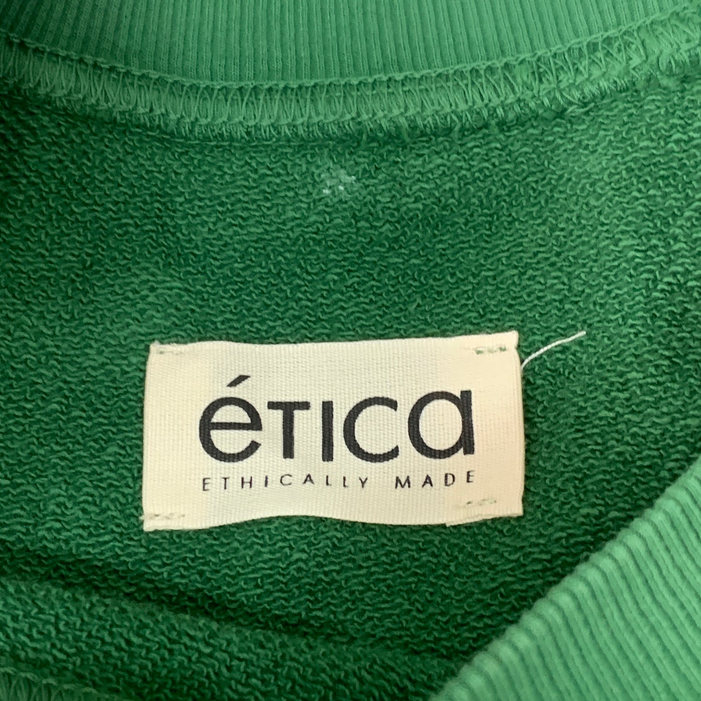ETICA Fleur Raglan Sweat Top W/ Pintuck Sleeve Juniper Size Small EW174412