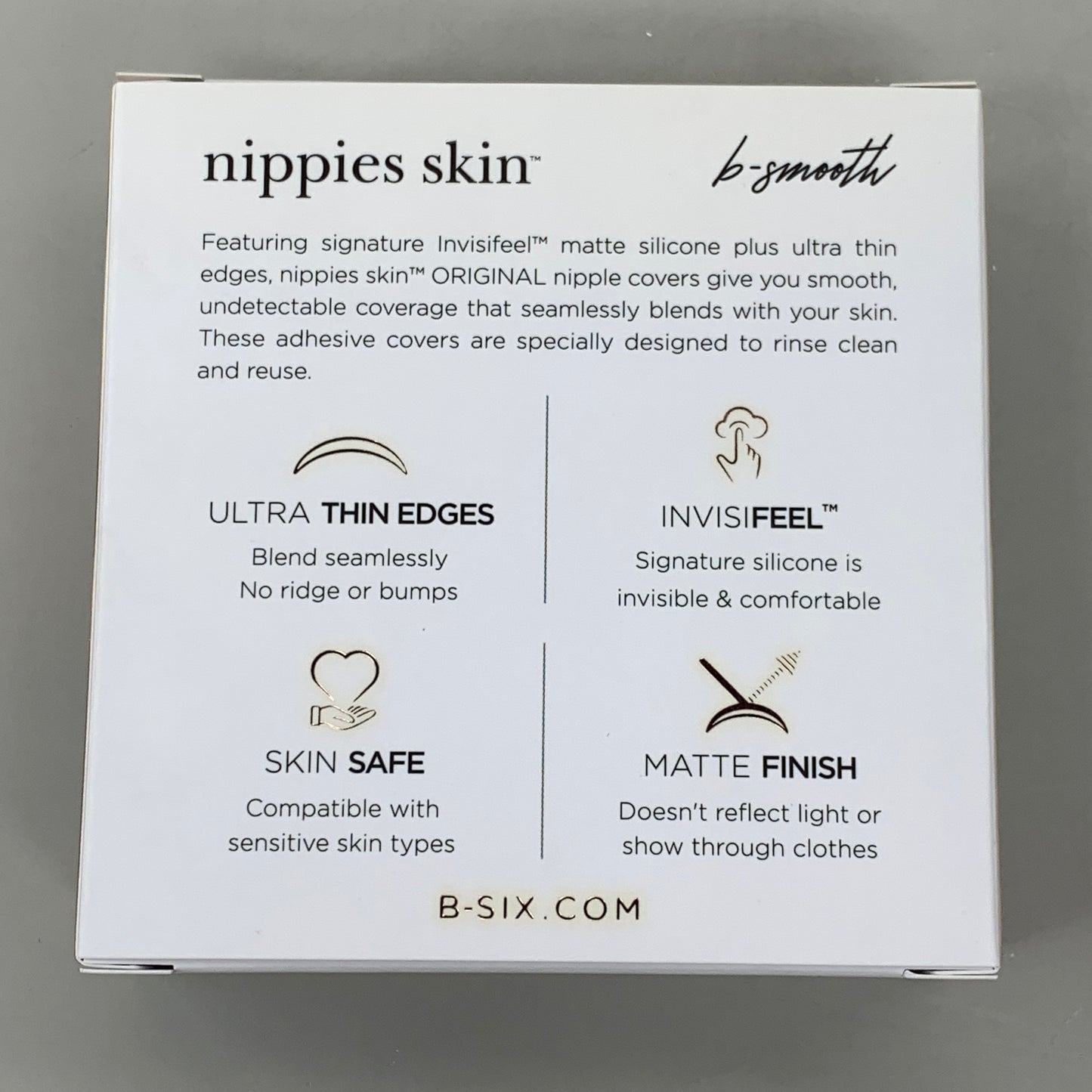 NIPPIES SKIN (2 PACK) Original Nipple Cover Smooth Coverage Caramel 1 Pair 1021