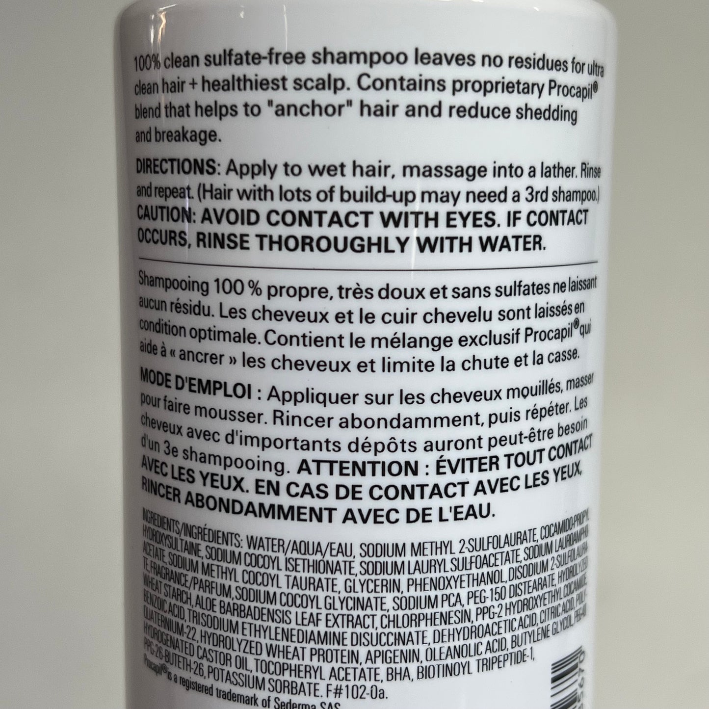 CURL WOW  Curl Hooked Shampoo W/ Root Lock Tech Prevent Shedding 10 fl oz