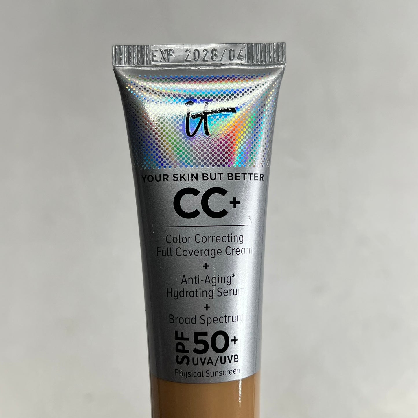 IT COSMETICS Cc+ Full-coverage Foundation w/ Spf 50+ 1.08oz Tan Warm BB 04/28