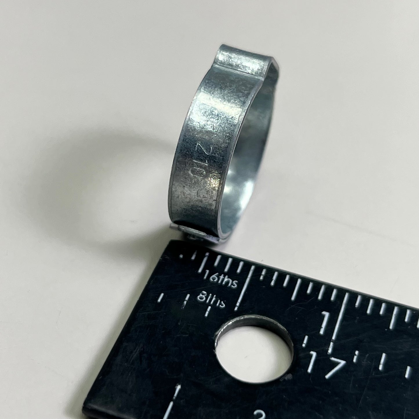 OETIKER (100 Pcs) Steel Hose Clamp with Mechanical Interlock Sz 0.8” D 1050012