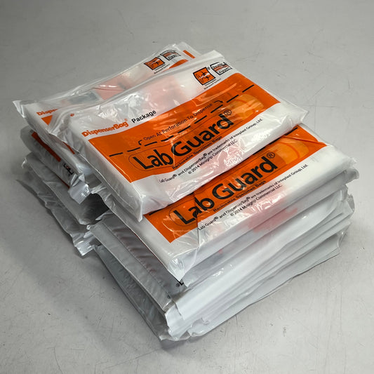 MINIGRIP (1000 BAGS) Labguard Reclosable Specimen Bags 9"L x 6"W Clear SBL2X69B5