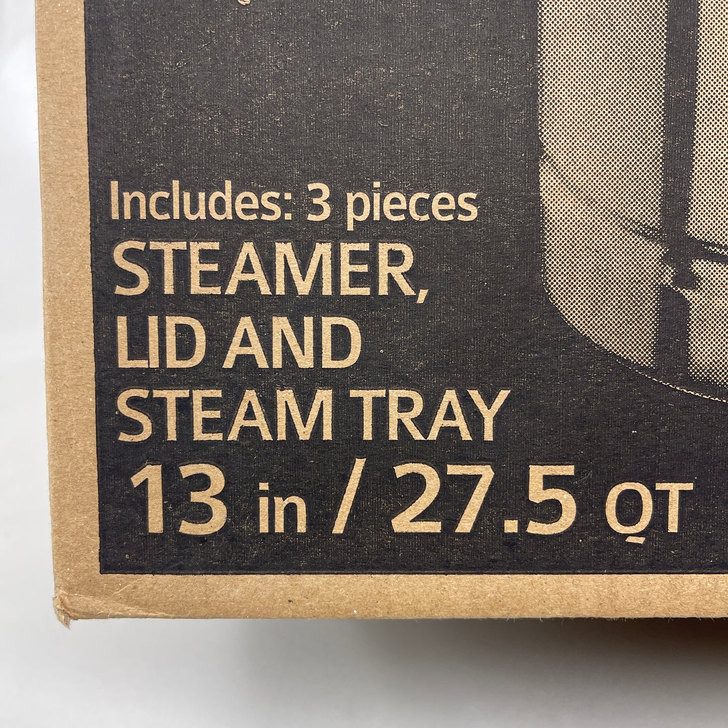 VASCONIA Steamer Pot w/ Lid & Tray Aluminum 13” 27.5 QT 26 L 713412 (New)