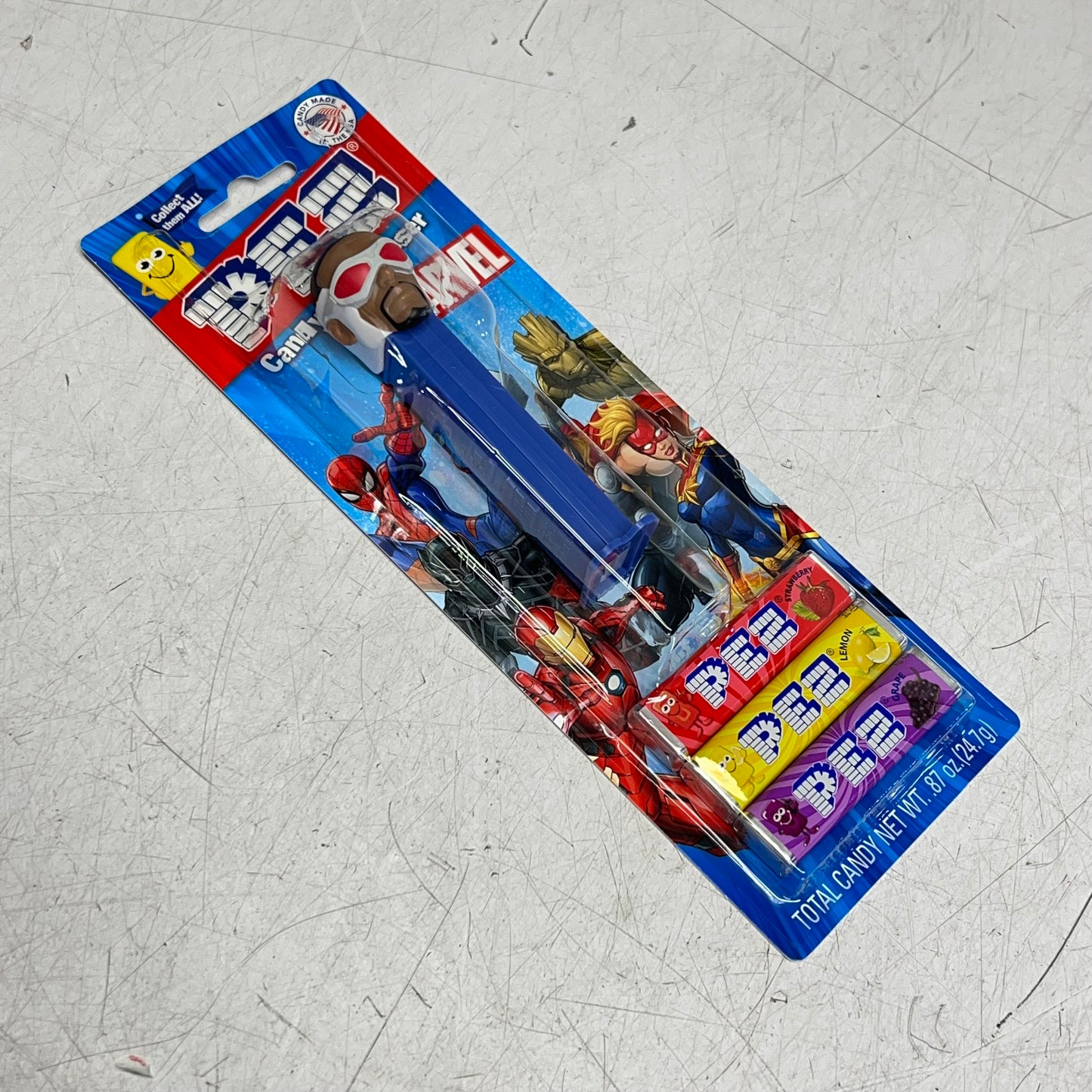 PEZ (6 PACK) Marvel Assorted Characters Candy Dispensers W/ Candy BB 12/30